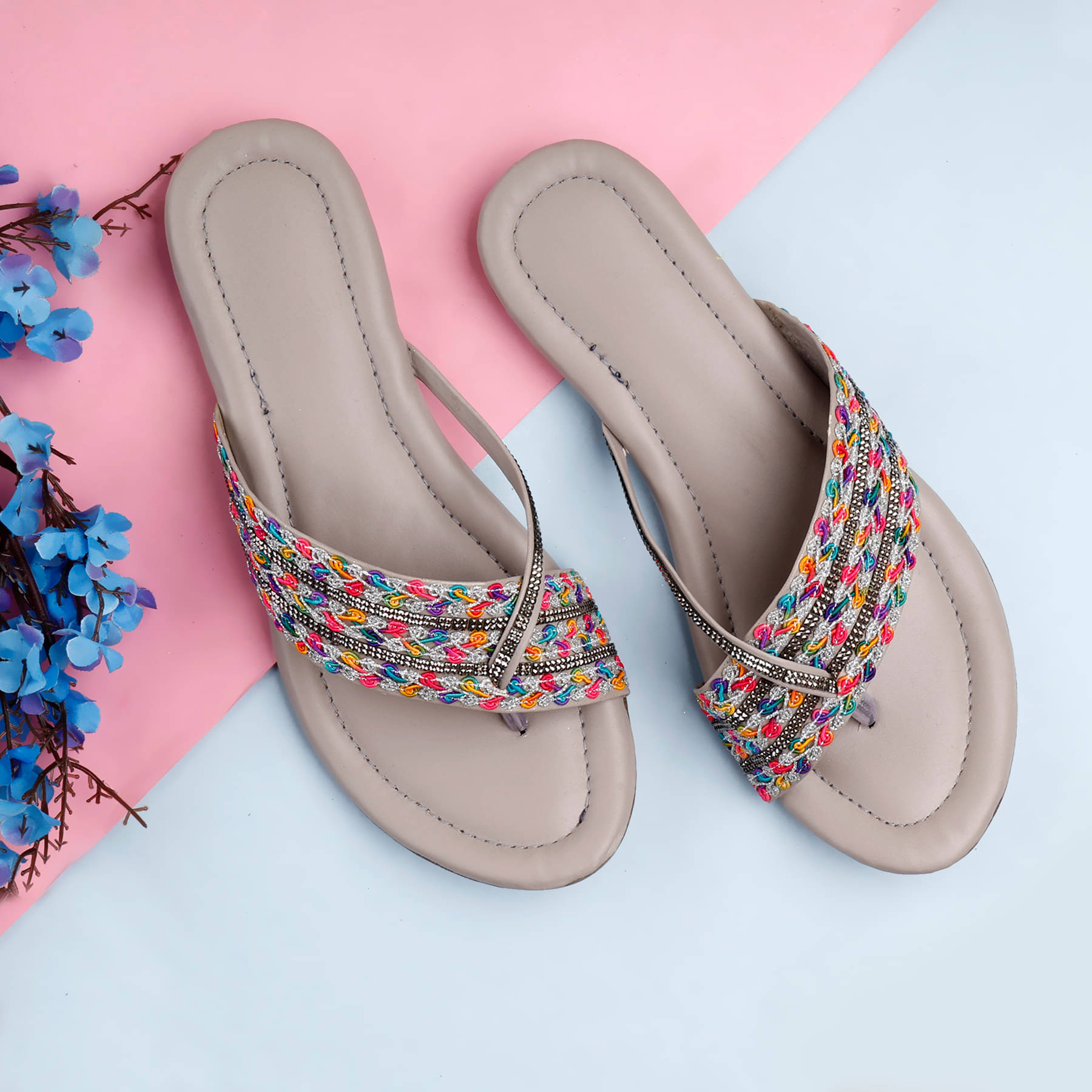     			Paduki Gray Women's Flats