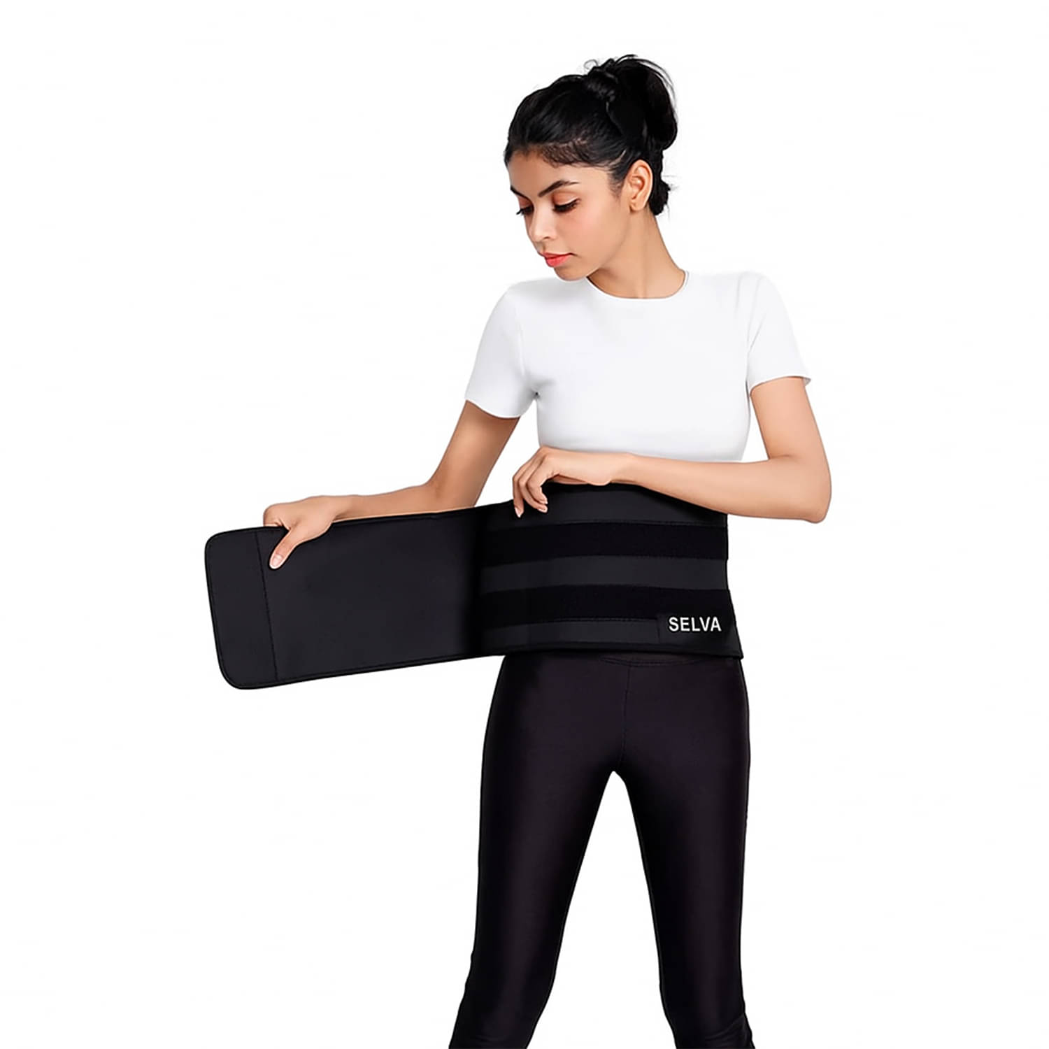 Selva Black Back Support ( Pack of 1 ) Selva Black Back Support ( Pack of 1 )