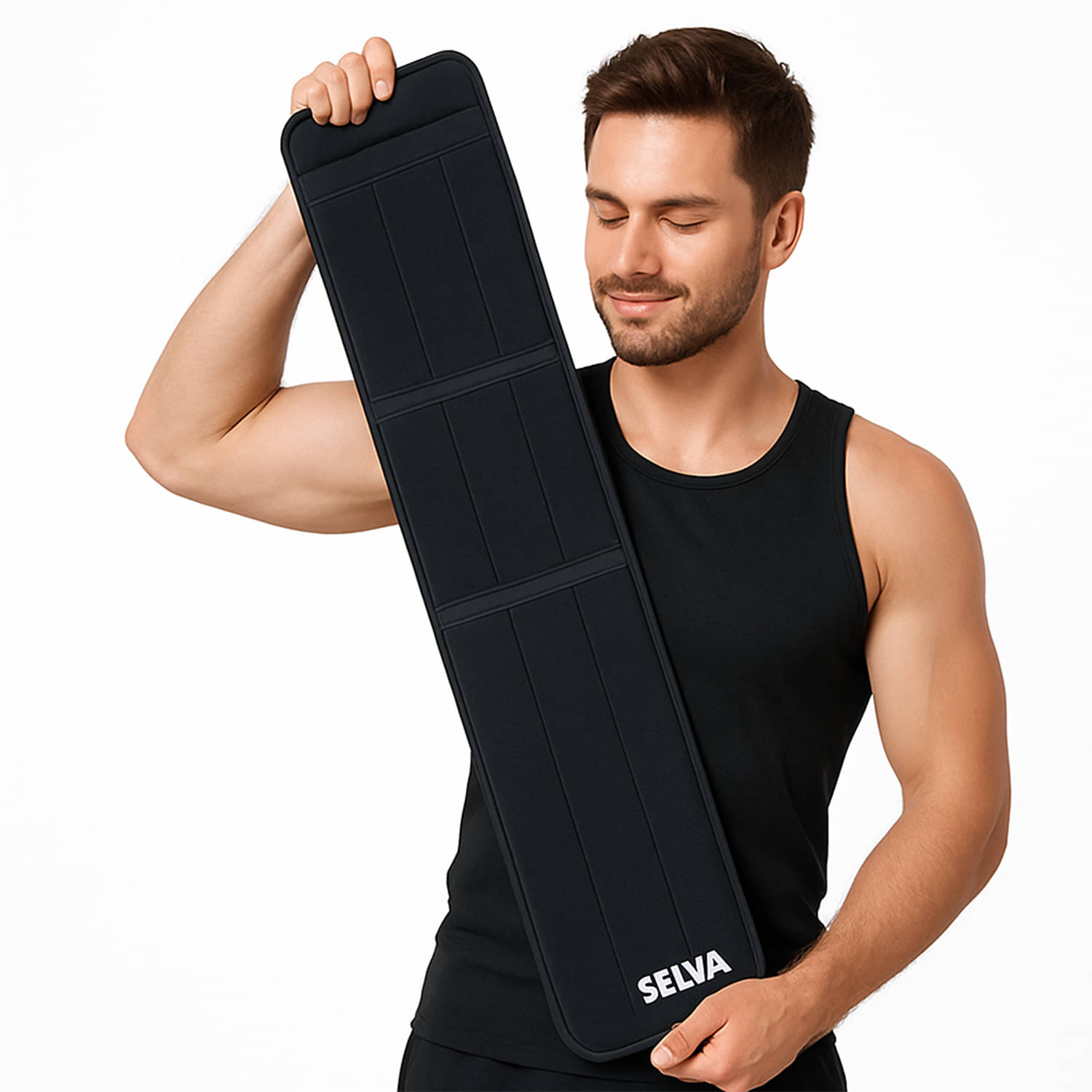 Selva Black Back Support ( Pack of 1 ) Selva Black Back Support ( Pack of 1 )