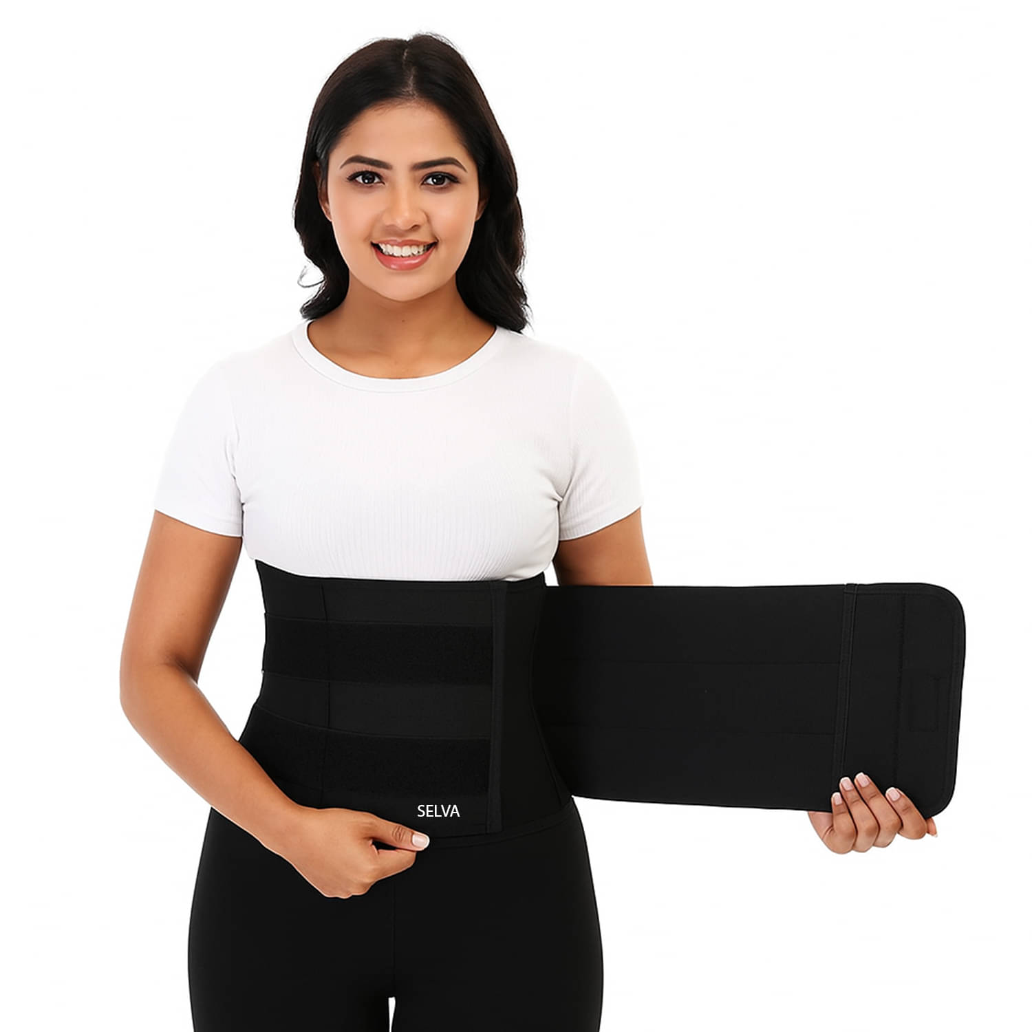 Selva Black Back Support ( Pack of 1 ) Selva Black Back Support ( Pack of 1 )