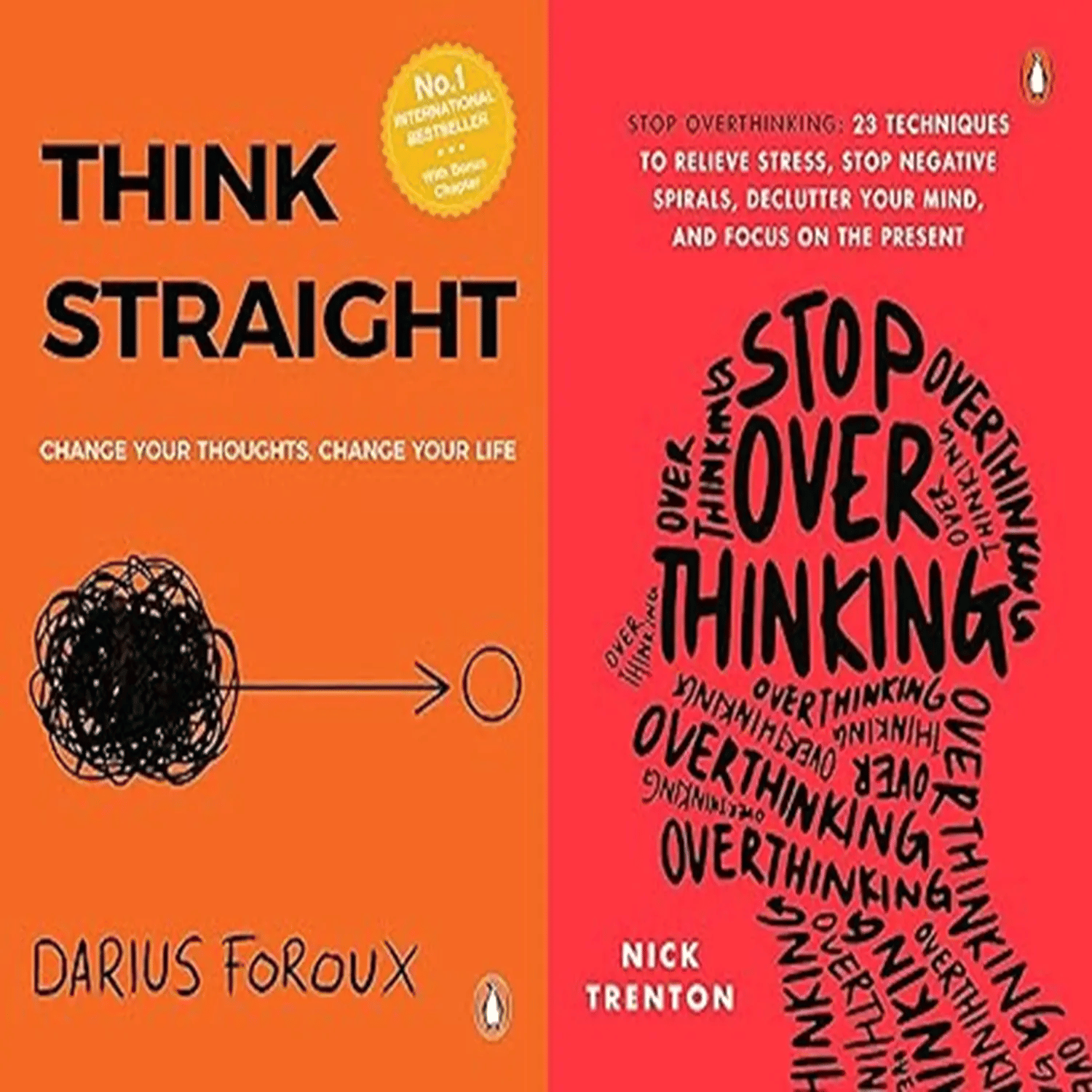 Think Straight and Stop Overthinking (Set of 2 Books) Best Combo Books Product paperback – 24 August 2023 Think Straight and Stop Overthinking (Set of 2 Books) Best Combo Books Product paperback – 24 August 2023