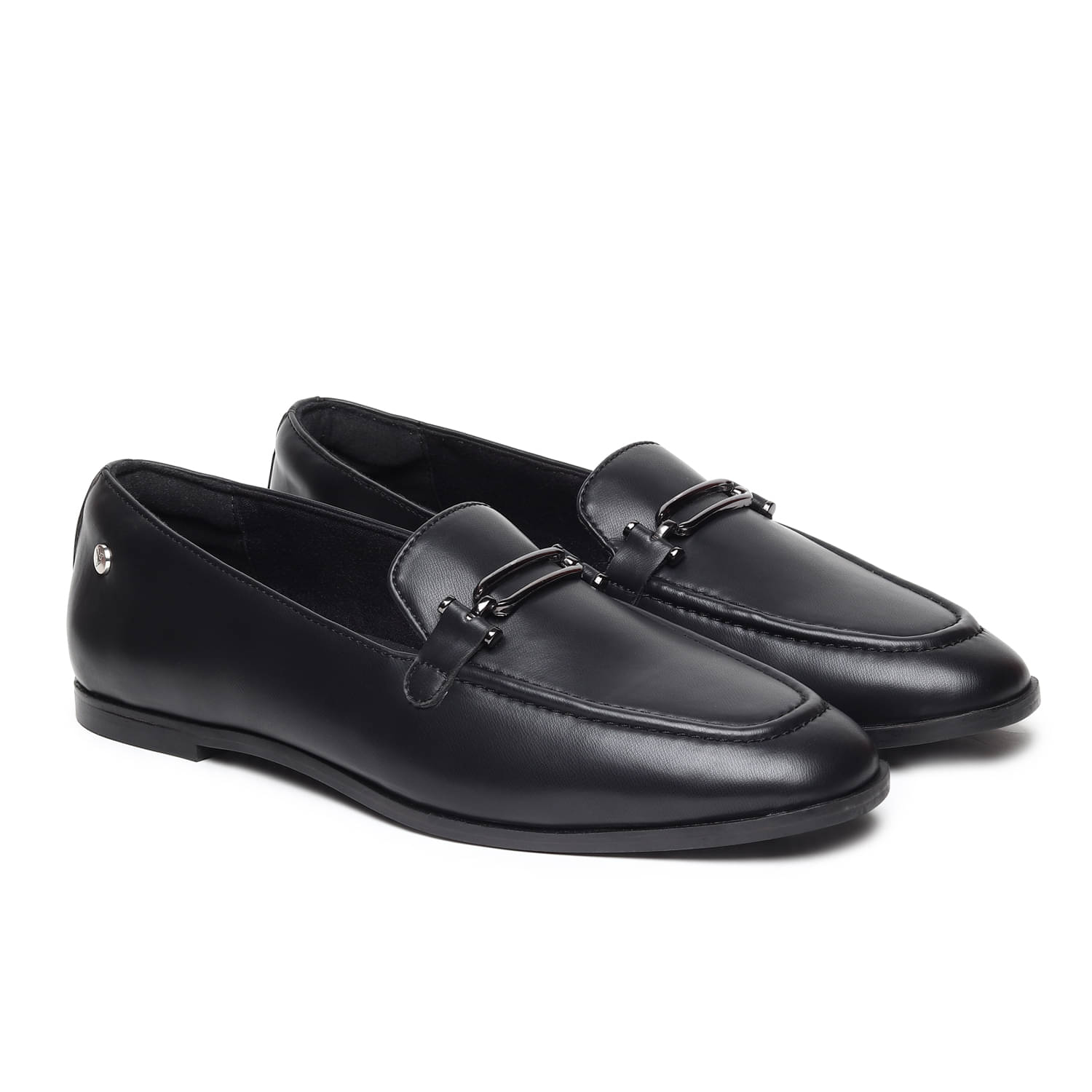     			Yoho Black Women's Loafers