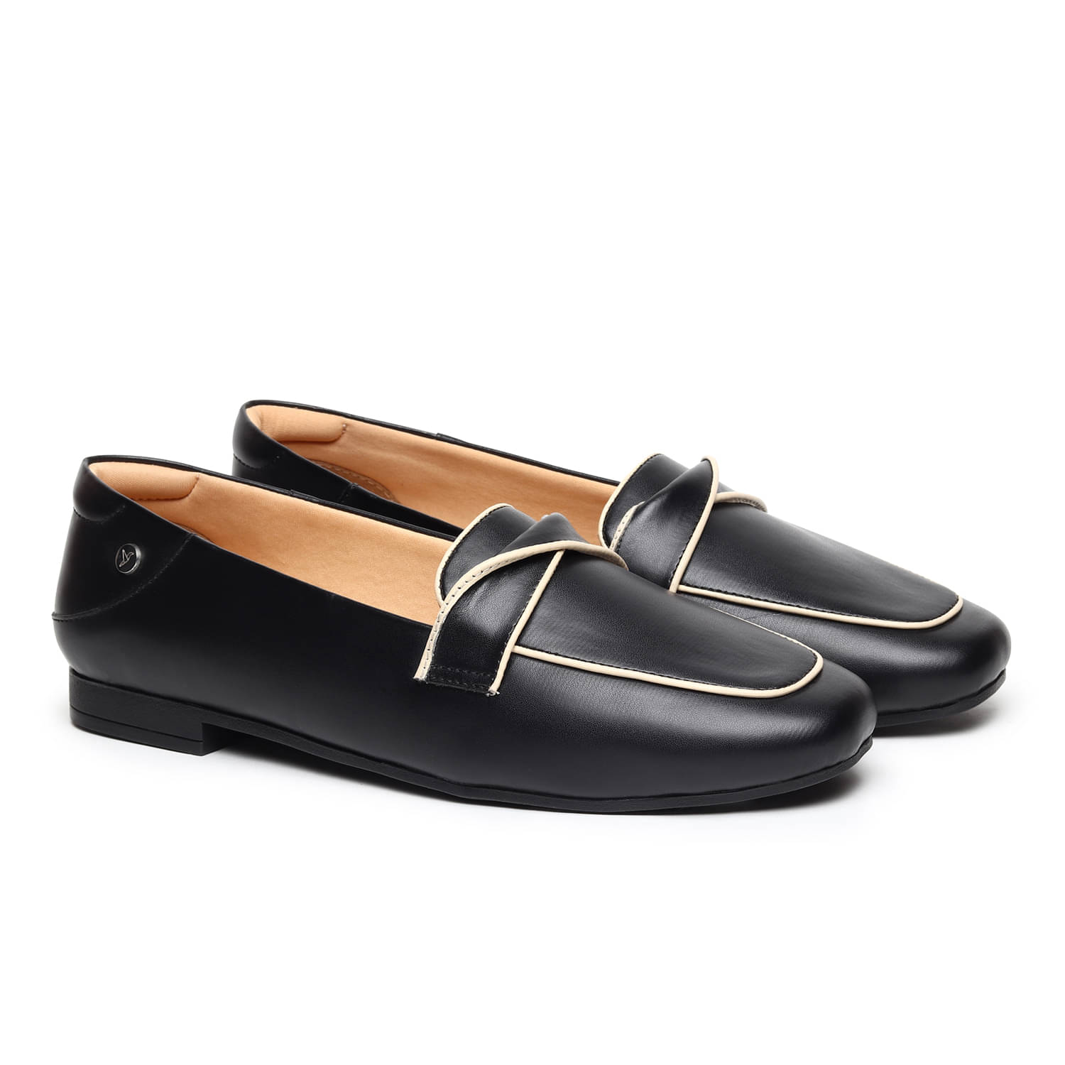     			Yoho Black Women's Loafers