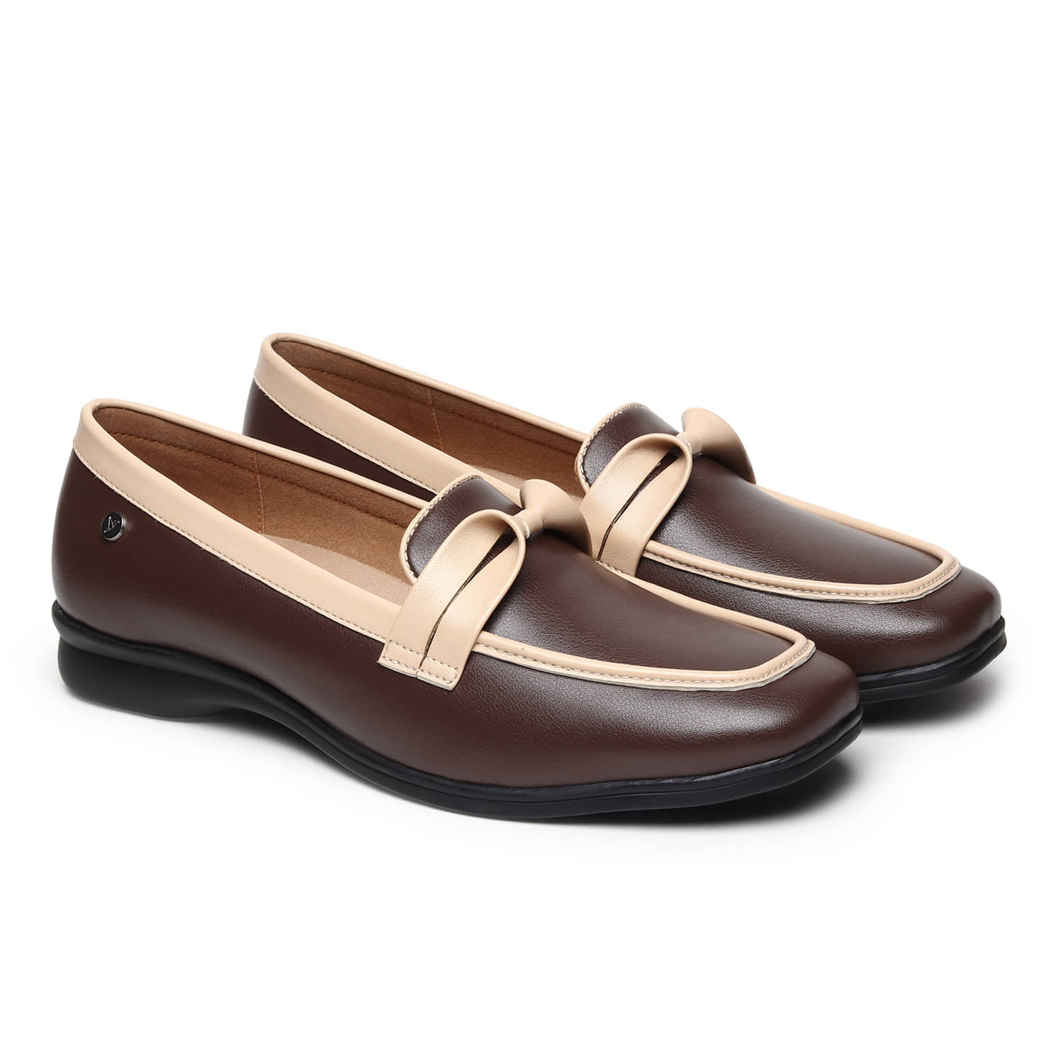     			Yoho Brown Women's Loafers