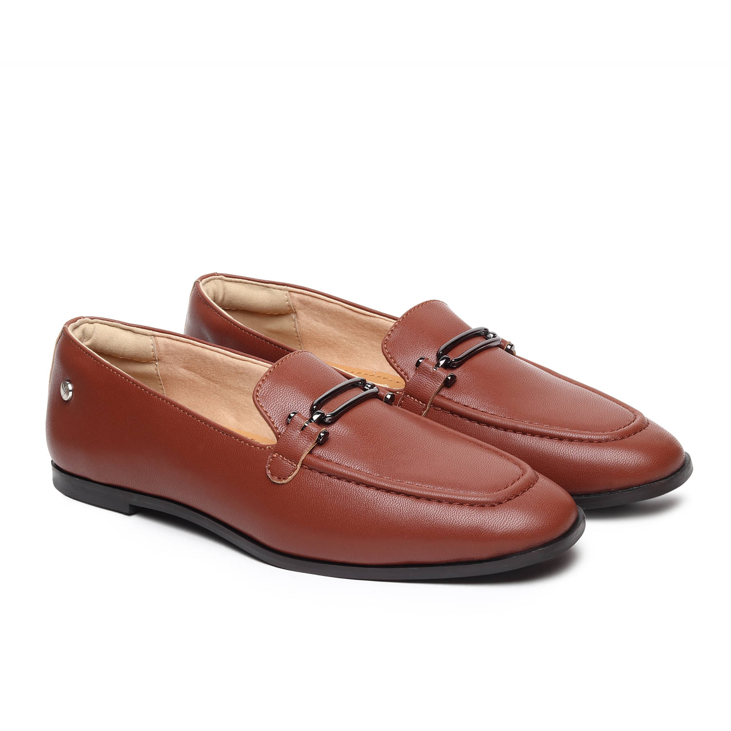     			Yoho Brown Women's Loafers