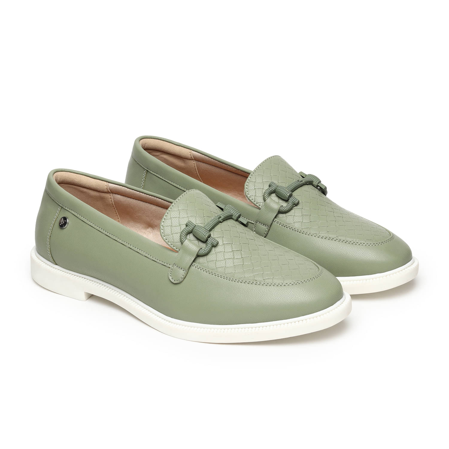     			Yoho Green Women's Loafers