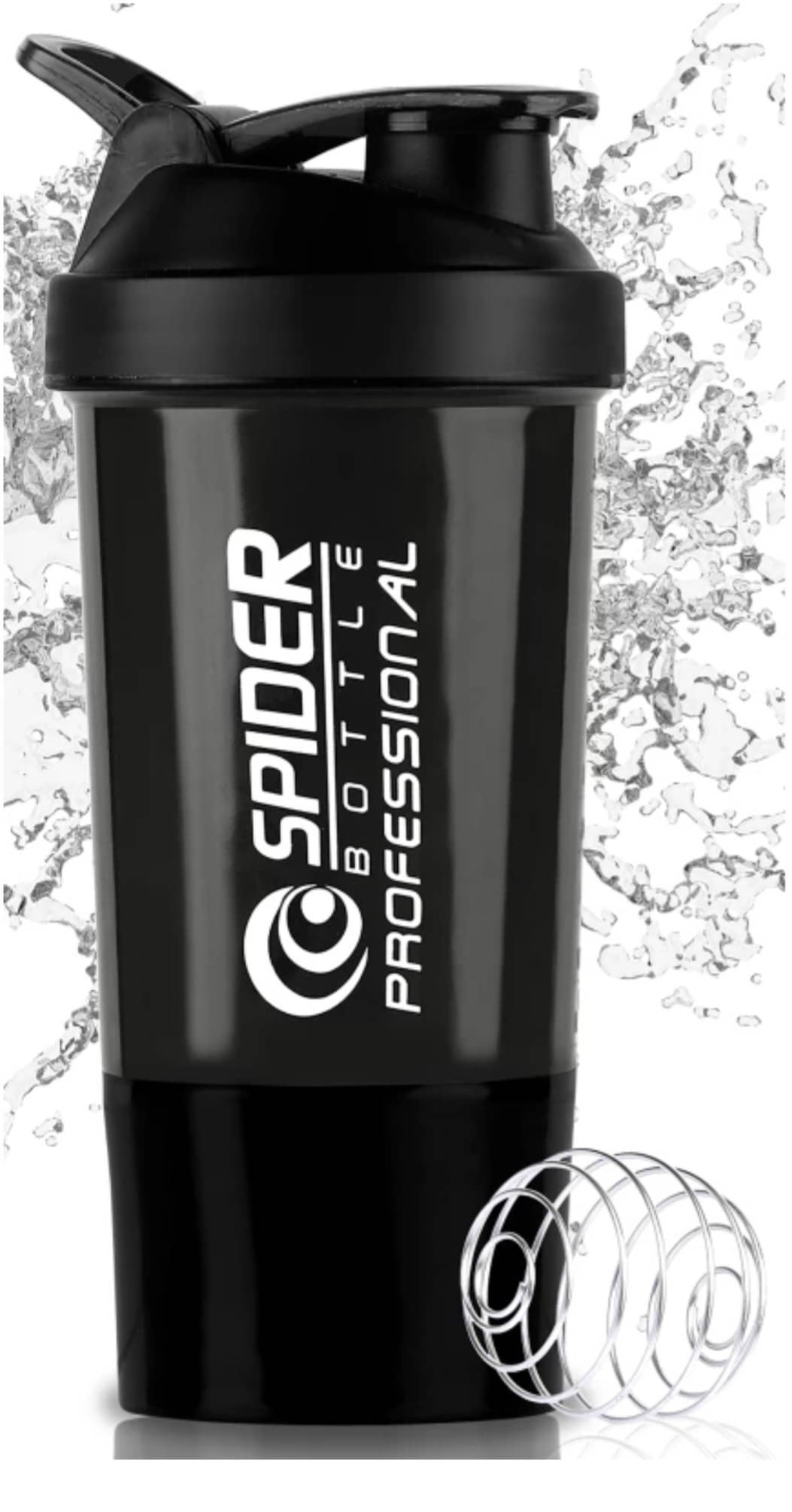 xwipe Plastic Black 500 mL Shaker ( Pack of 1 )     			xwipe Plastic Black 500 mL Shaker ( Pack of 1 )