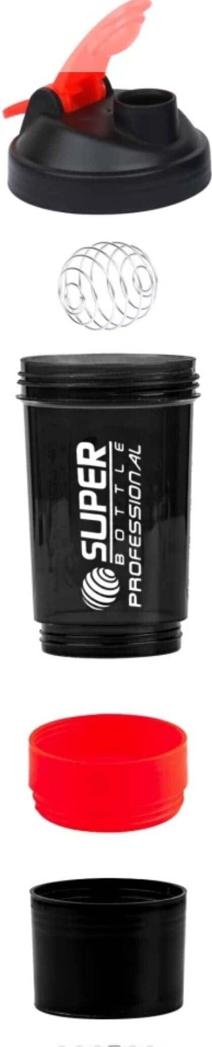     			xwipe Plastic Black 500 mL Shaker ( Pack of 1 )