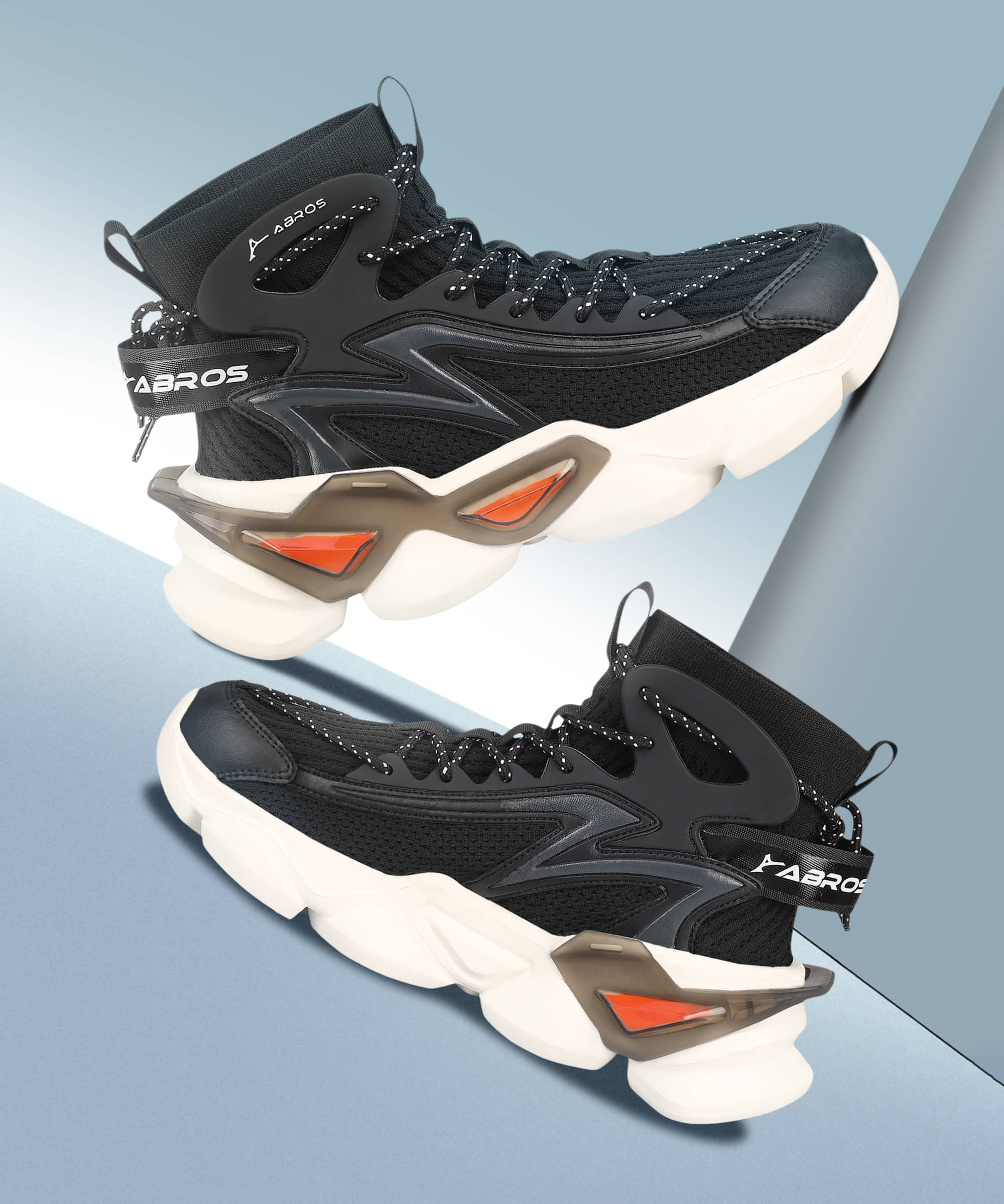     			Abros YAMA-O Black Men's Sneakers