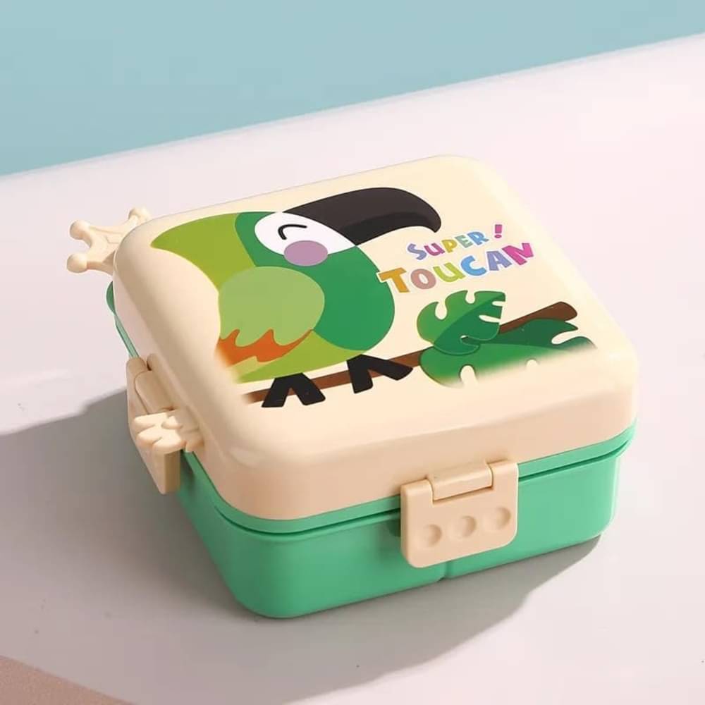 CASSOWARY - Multicolor Plastic Insulated Lunch Box ( Pack of 1 ) CASSOWARY - Multicolor Plastic Insulated Lunch Box ( Pack of 1 )