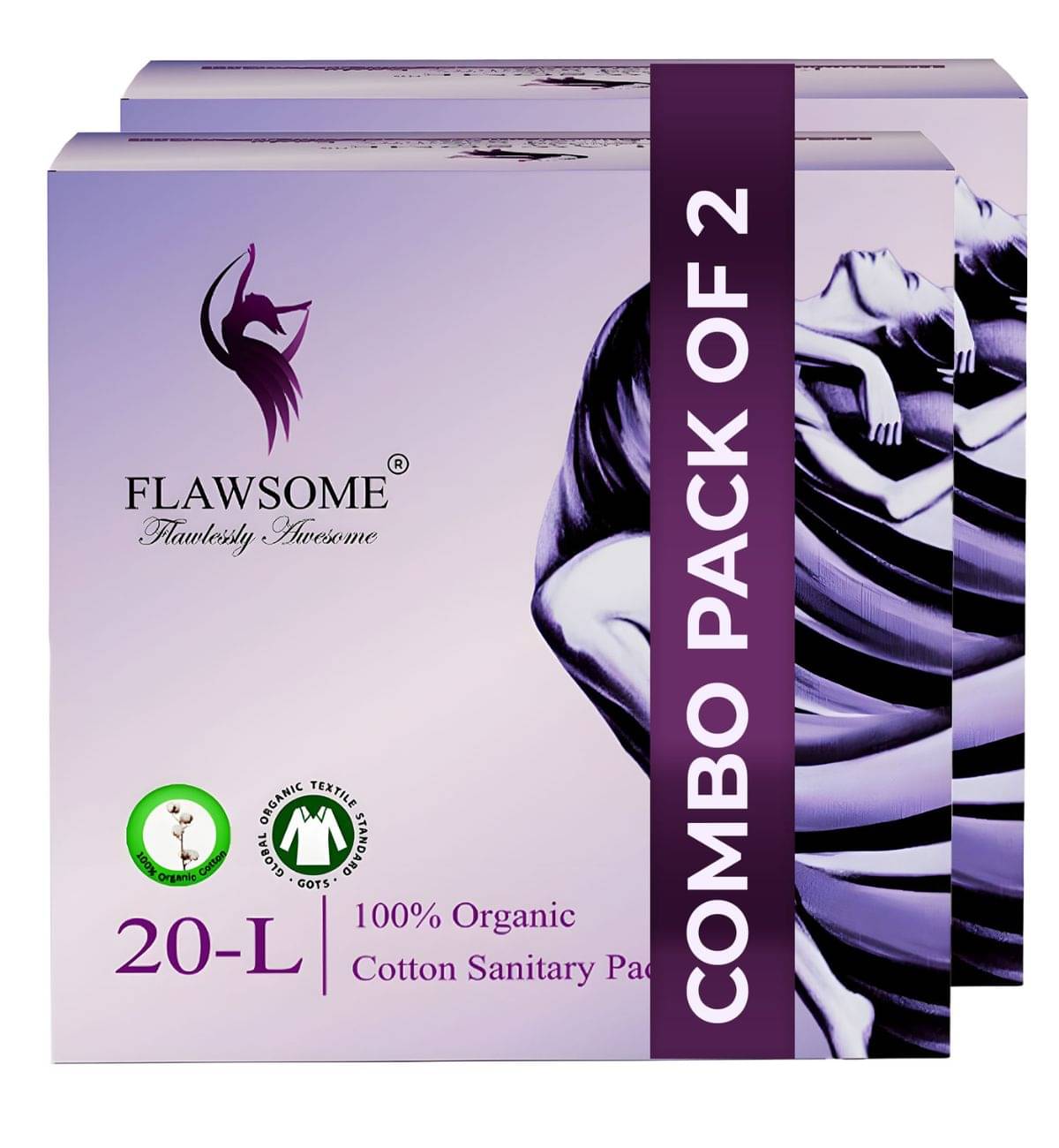     			FLAWSOME Dry Large Ultra Thin Sanitary Pad