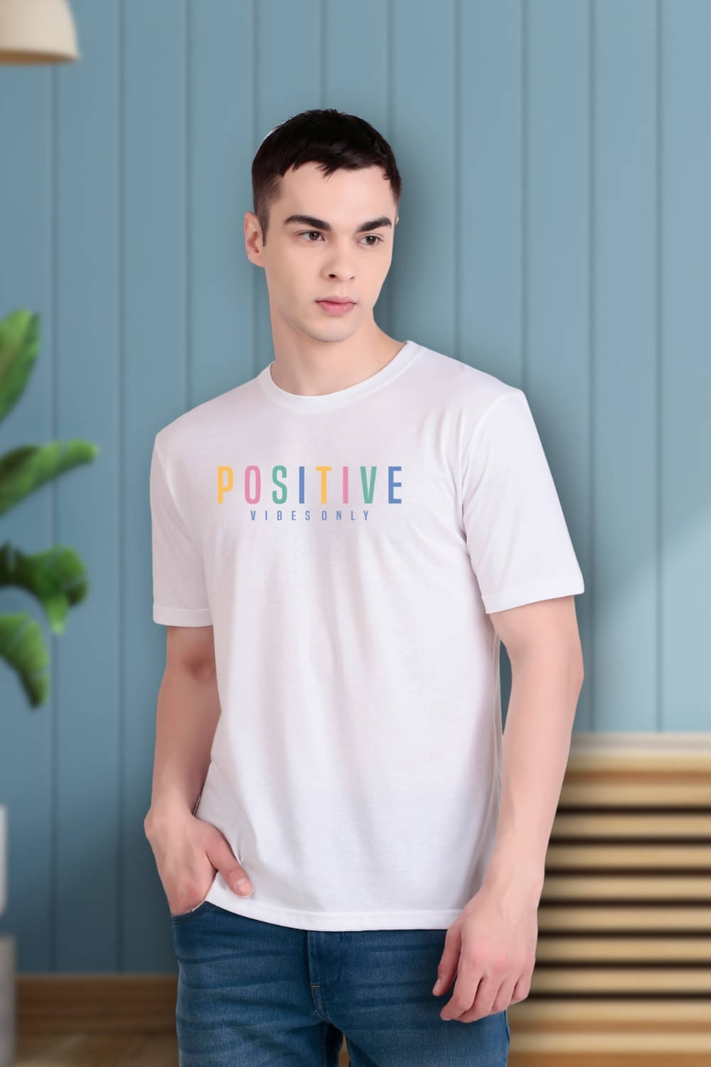 FLYIND VOGUE OUTFIT Men Polyester Regular Fit Self Design T-Shirt ( White ) FLYIND VOGUE OUTFIT Men Polyester Regular Fit Self Design T-Shirt ( White )