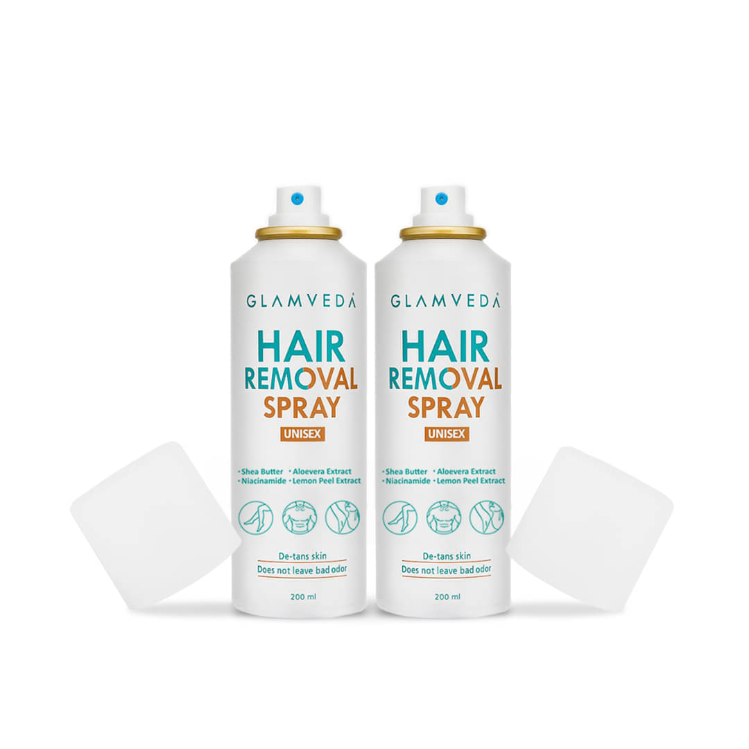 Glamveda Fragrance Free Hair Removal Spray for Men & Women 400 ( Pack of 2 ) Glamveda Fragrance Free Hair Removal Spray for Men & Women 400 ( Pack of 2 )