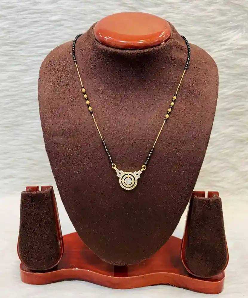     			GlowNest Yellow Mangalsutra ( Pack of 1 )