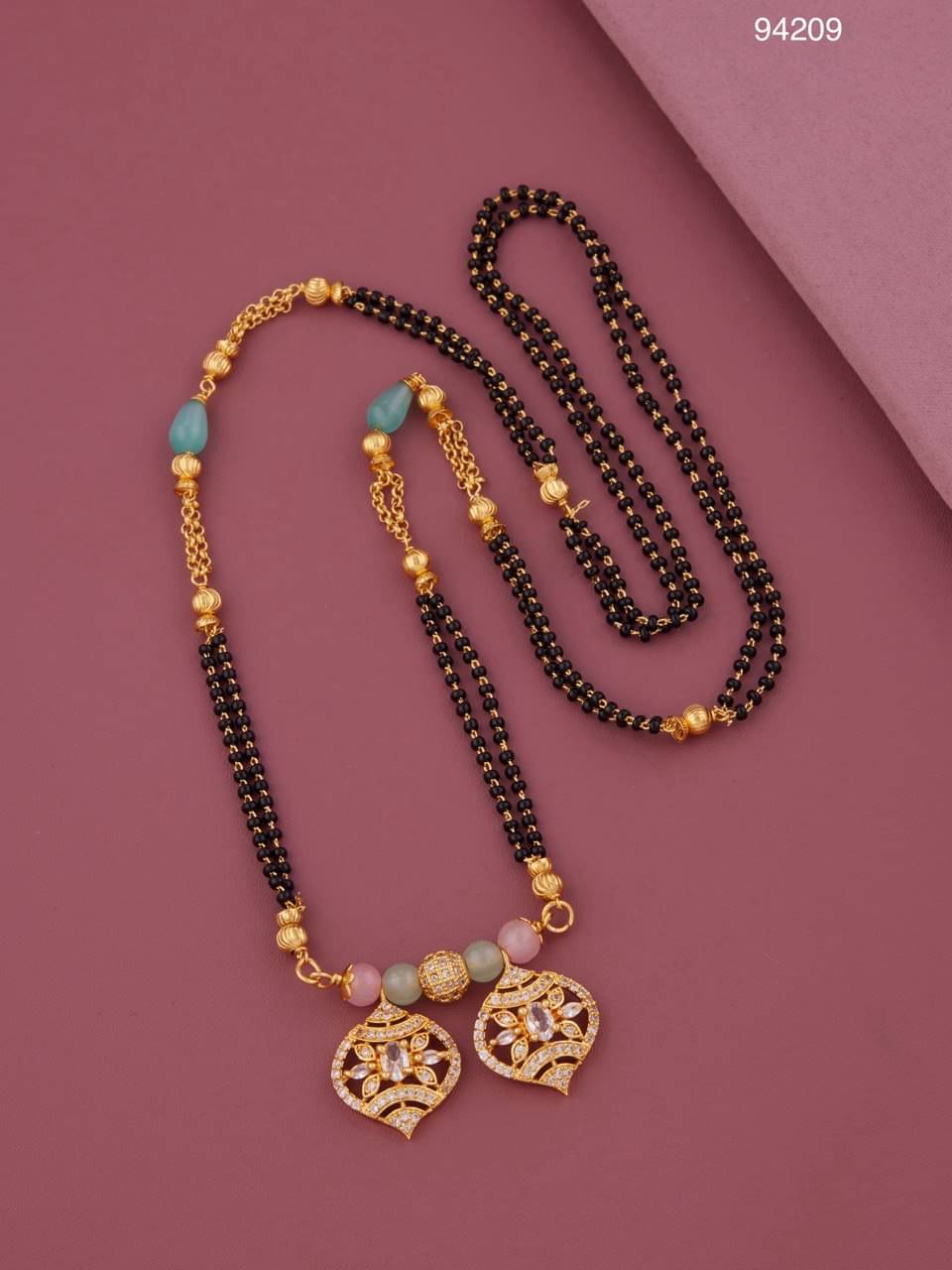 KIEICE Golden Mangalsutra Set ( Pack of 1 ) KIEICE Golden Mangalsutra Set ( Pack of 1 )