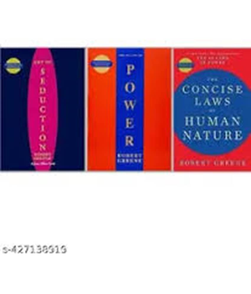 ( Pack Of 3 ) Concise Art Of Seduction + Concise 48 Laws Of + The Concise Laws Of Human Paperback By Robert Greene - Stationery | Buy online on ZillyBuy