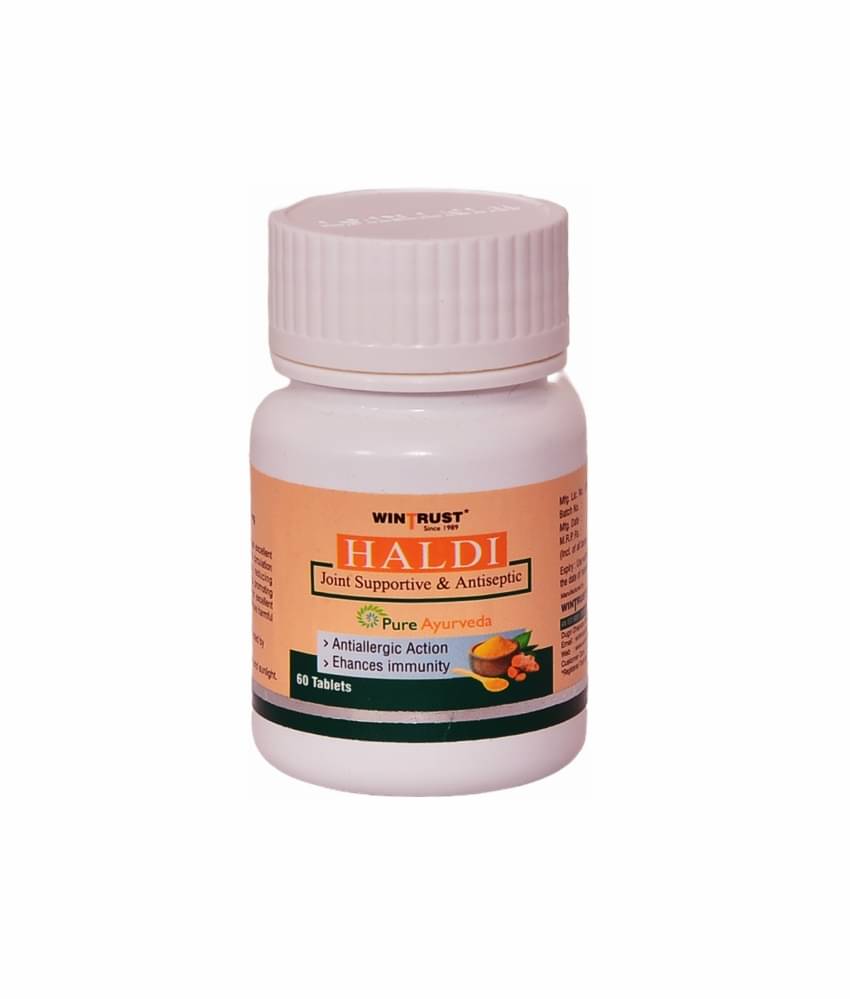     			Rikhi Wintrust Haldi Pure Ayurveda immunity Tablet 60 no.s Pack Of 1