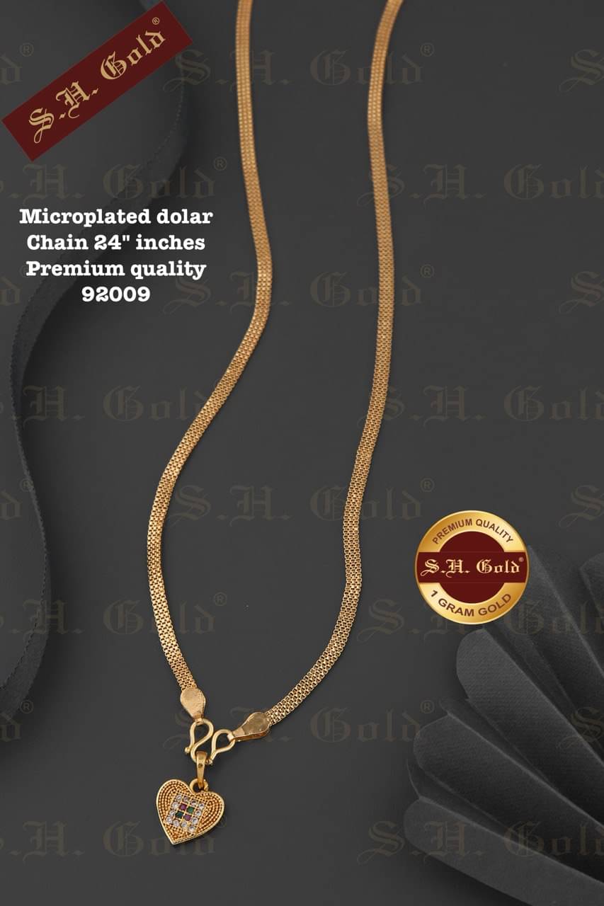 S H GOLD Gold Plated Chains Combo ( Set of 1 ) S H GOLD Gold Plated Chains Combo ( Set of 1 )