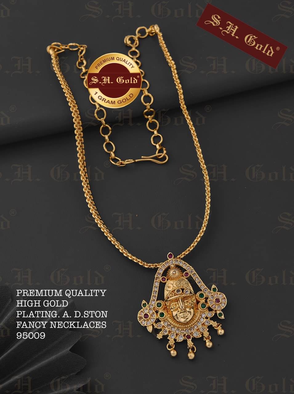 S H GOLD Gold Plated Chains Combo ( Set of 1 )     			S H GOLD Gold Plated Chains Combo ( Set of 1 )