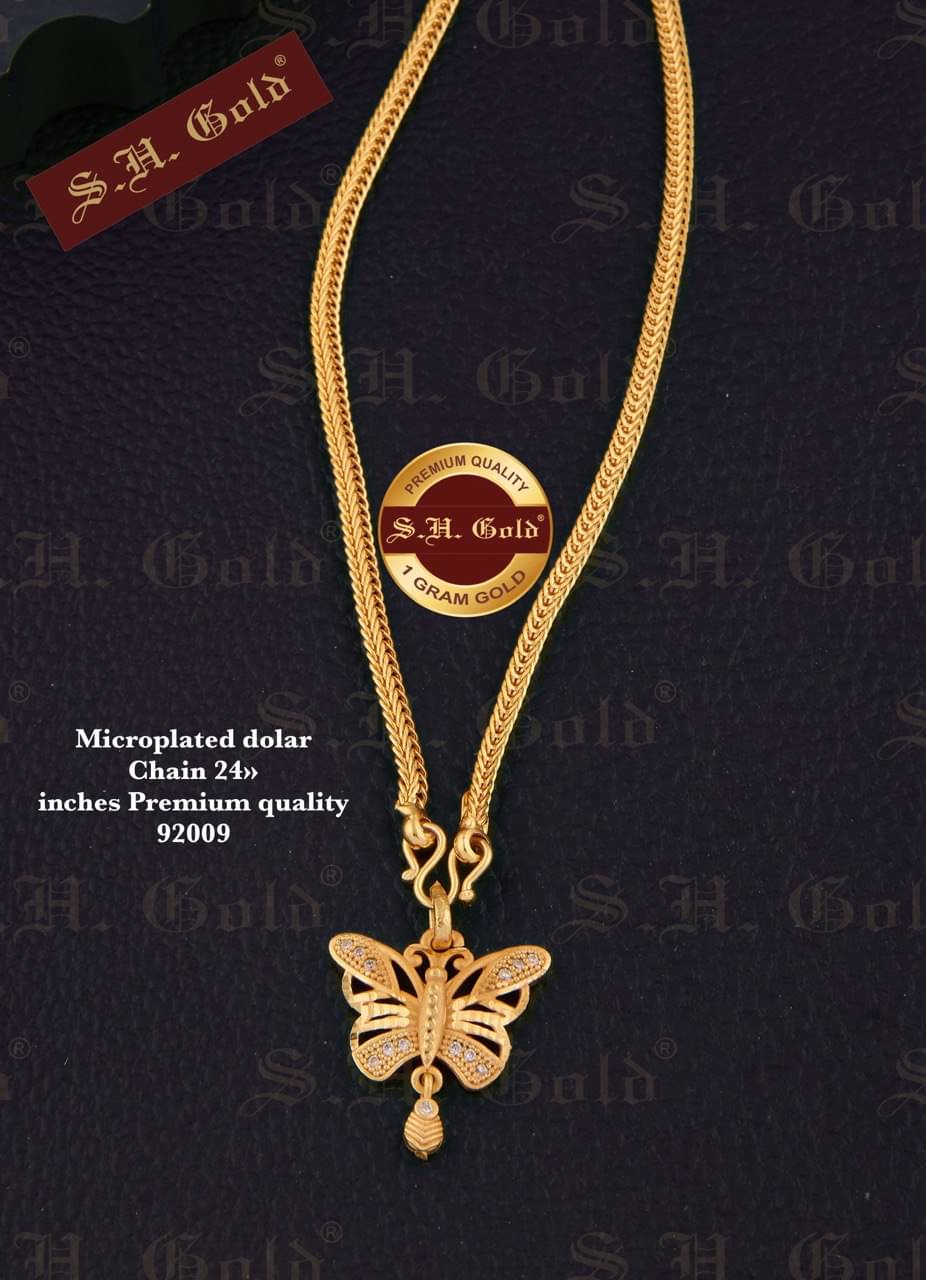 S H GOLD Gold Plated Chains Combo ( Set of 1 )     			S H GOLD Gold Plated Chains Combo ( Set of 1 )