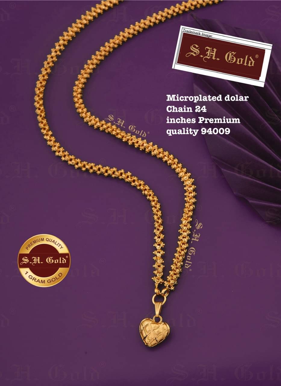 S H GOLD Gold Plated Chains Combo ( Set of 1 )     			S H GOLD Gold Plated Chains Combo ( Set of 1 )