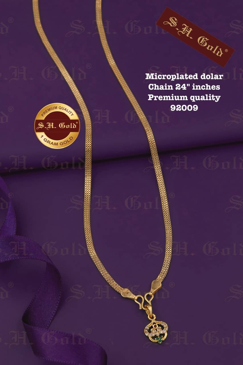 S H GOLD Gold Plated Chains Combo ( Set of 1 ) S H GOLD Gold Plated Chains Combo ( Set of 1 )