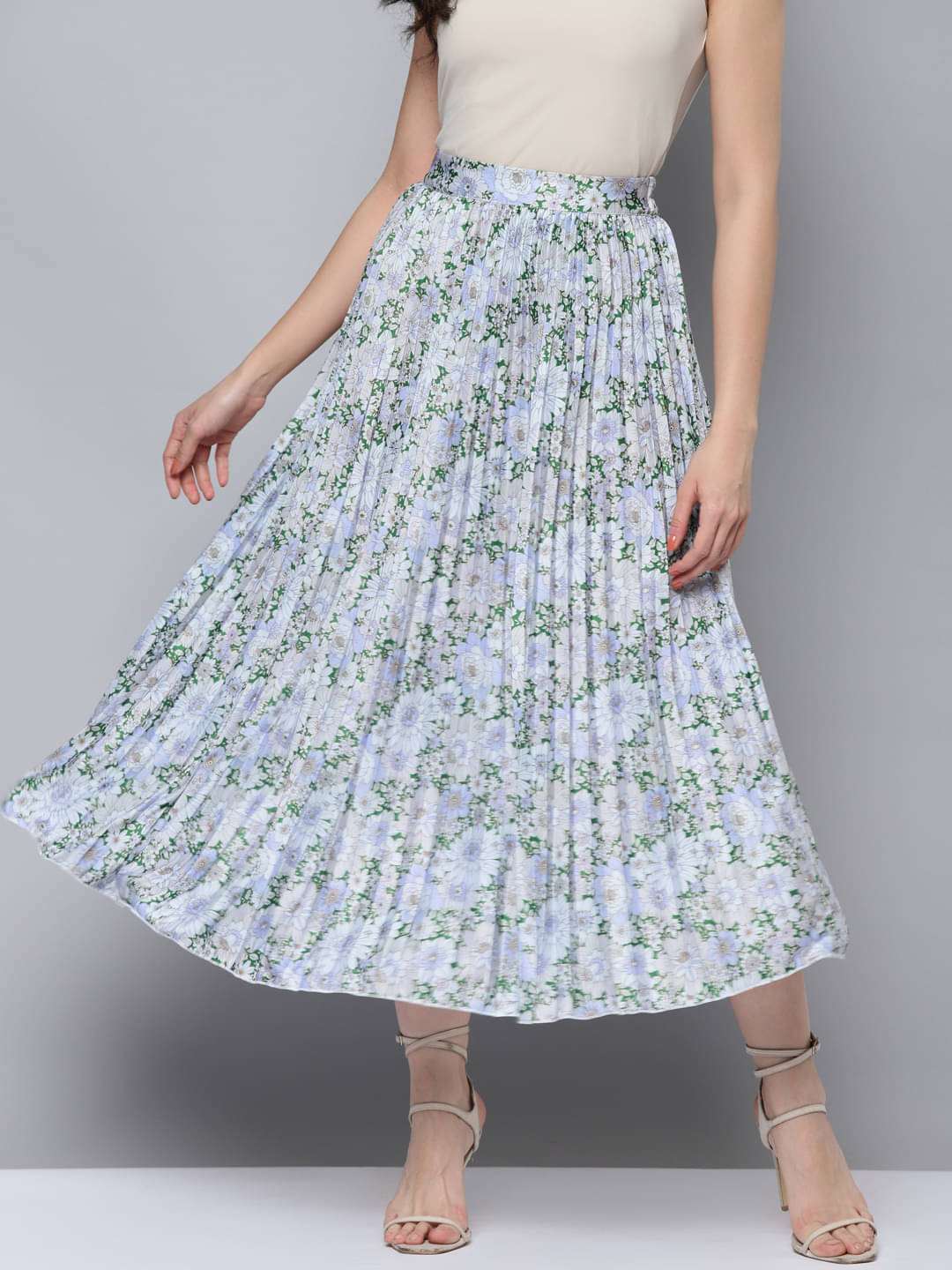 Sassafras Green Polyester Women's A-Line Skirt ( Pack of 1 ) Sassafras Green Polyester Women's A-Line Skirt ( Pack of 1 )