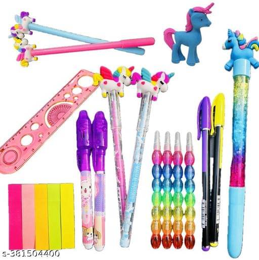     			(15 PCS) COMBO OF SPACE STATIONERY 3D PRINT A6 DIARY WITH DOUBLE ZIP PENCIL CASE POUCH, CRICKET ERASER, 6 PIECE SPACE HIGHLIGHTER FOR KIDS AND CRICKET ERASER BEST RETURN GIFT FOR KIDS