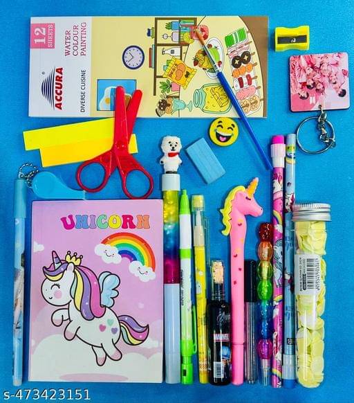     			1PCS Unicorn Trifold Canvas Silicon Outdoor Cartoon Wallet for Kids/Slim Front Pocket Wallet Zipper with Pocket Travel Compact Mirror I Birthday Party Return Gifts for Kids (Pink)