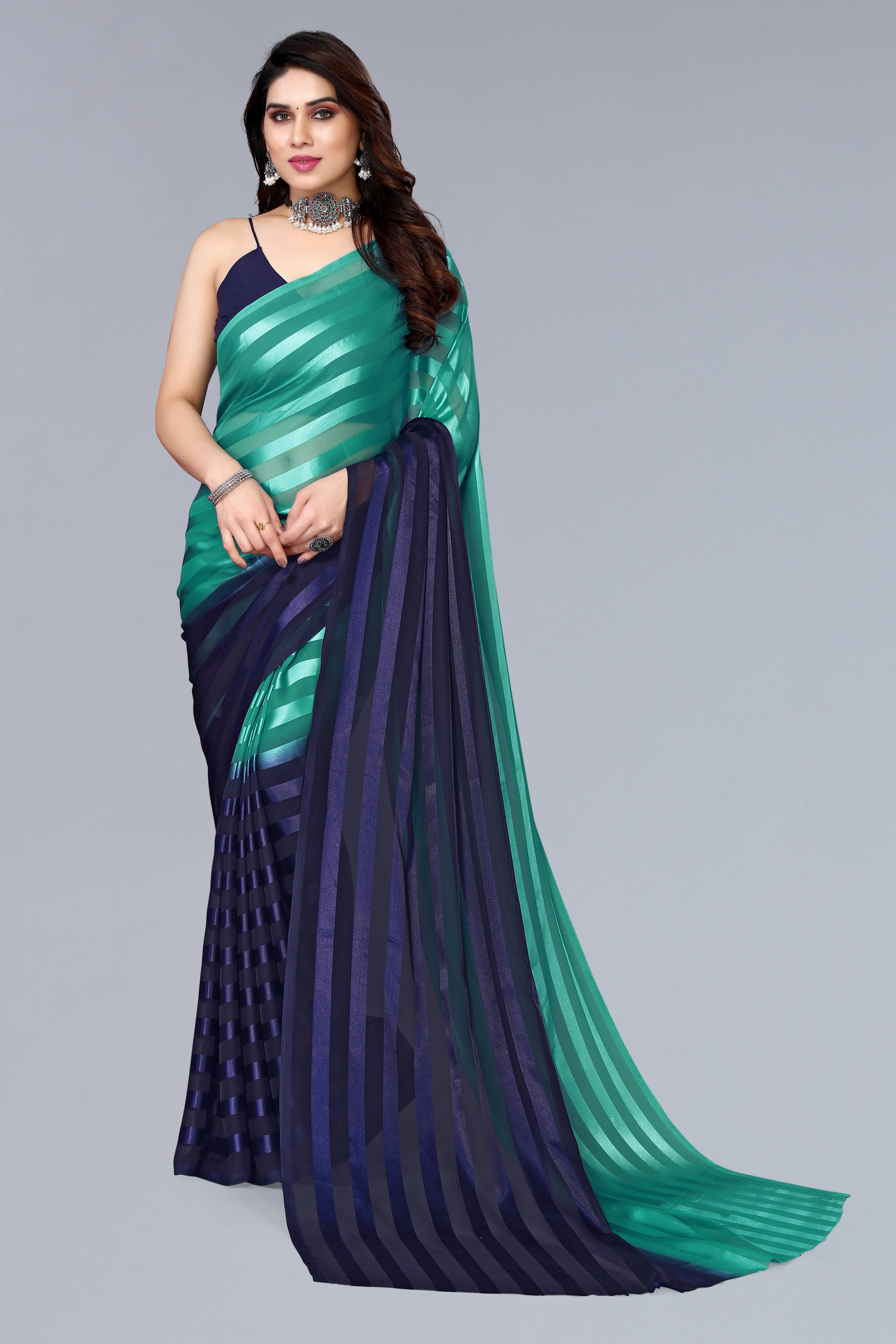 ANAND SAREES Satin Embellished Kasavu Saree With Unstitched Blouse Piece ( Green ) ANAND SAREES Satin Embellished Kasavu Saree With Unstitched Blouse Piece ( Green )