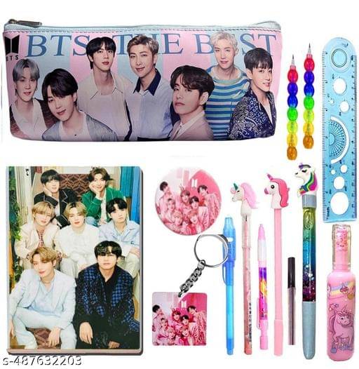     			ARN Combo of Pop it Fidget Notebook, Pop it Fidget Zipper Closer Pencil Pouch and Pop it Fidget Unicorn Sling Bag Best Gift Cross Body Bag, Pencil Pouch and Pop Diary Stationery Combo Stress Relief Pop