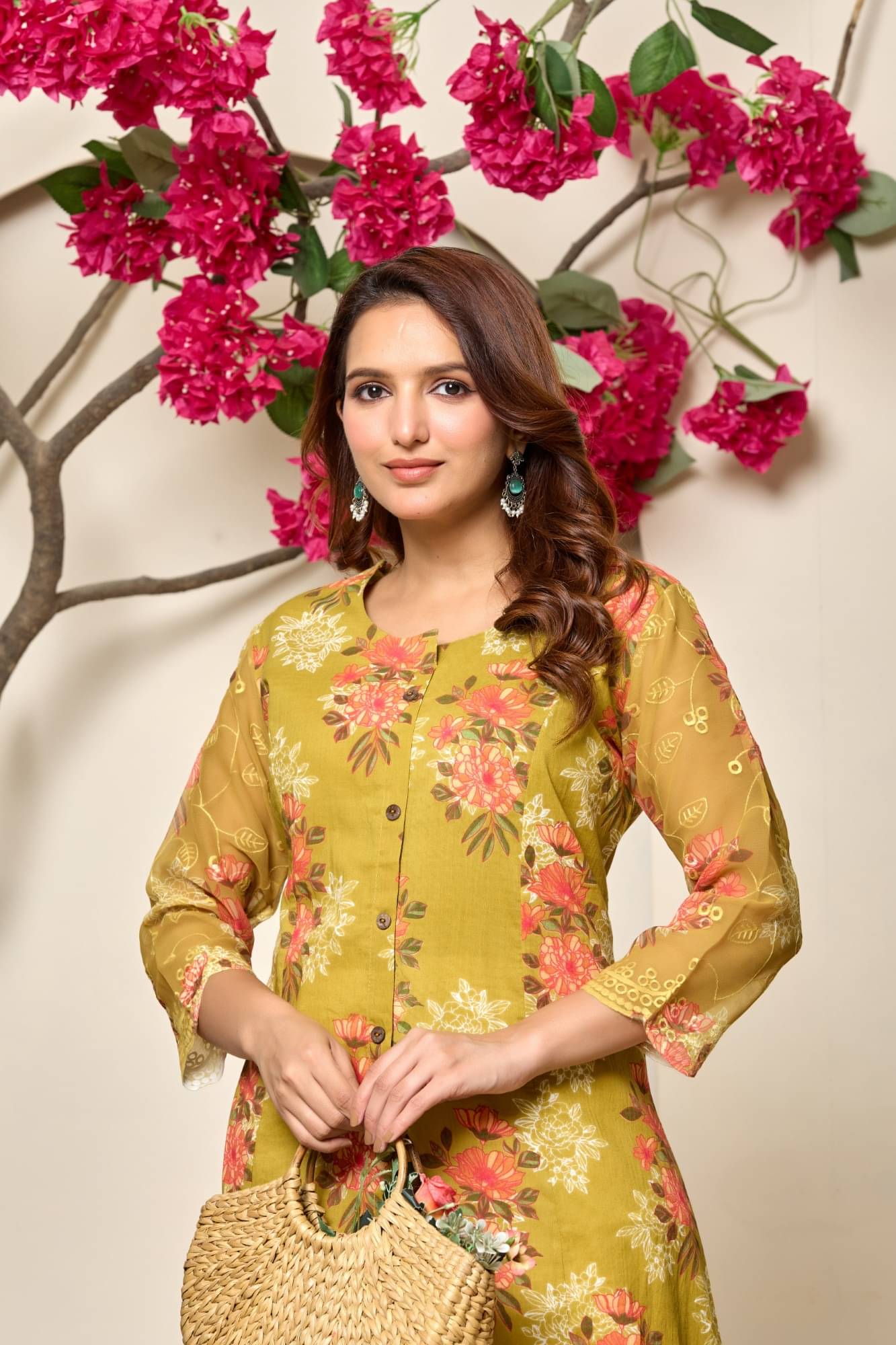 Adda Women Cotton Printed A-line Kurti ( Multicolor ) Adda Women Cotton Printed A-line Kurti ( Multicolor )