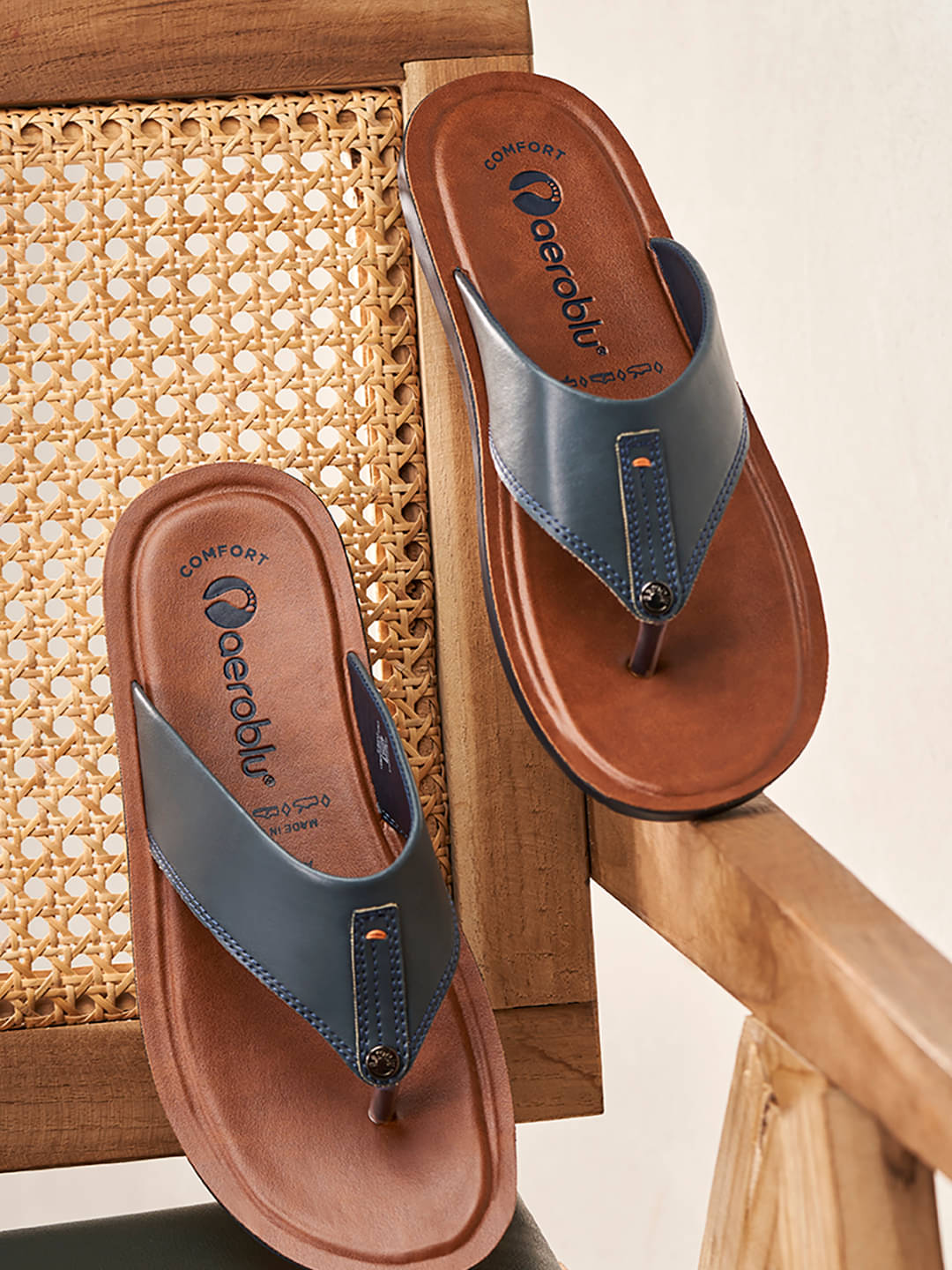 Aeroblu - Blue Men's Sandals Aeroblu - Blue Men's Sandals