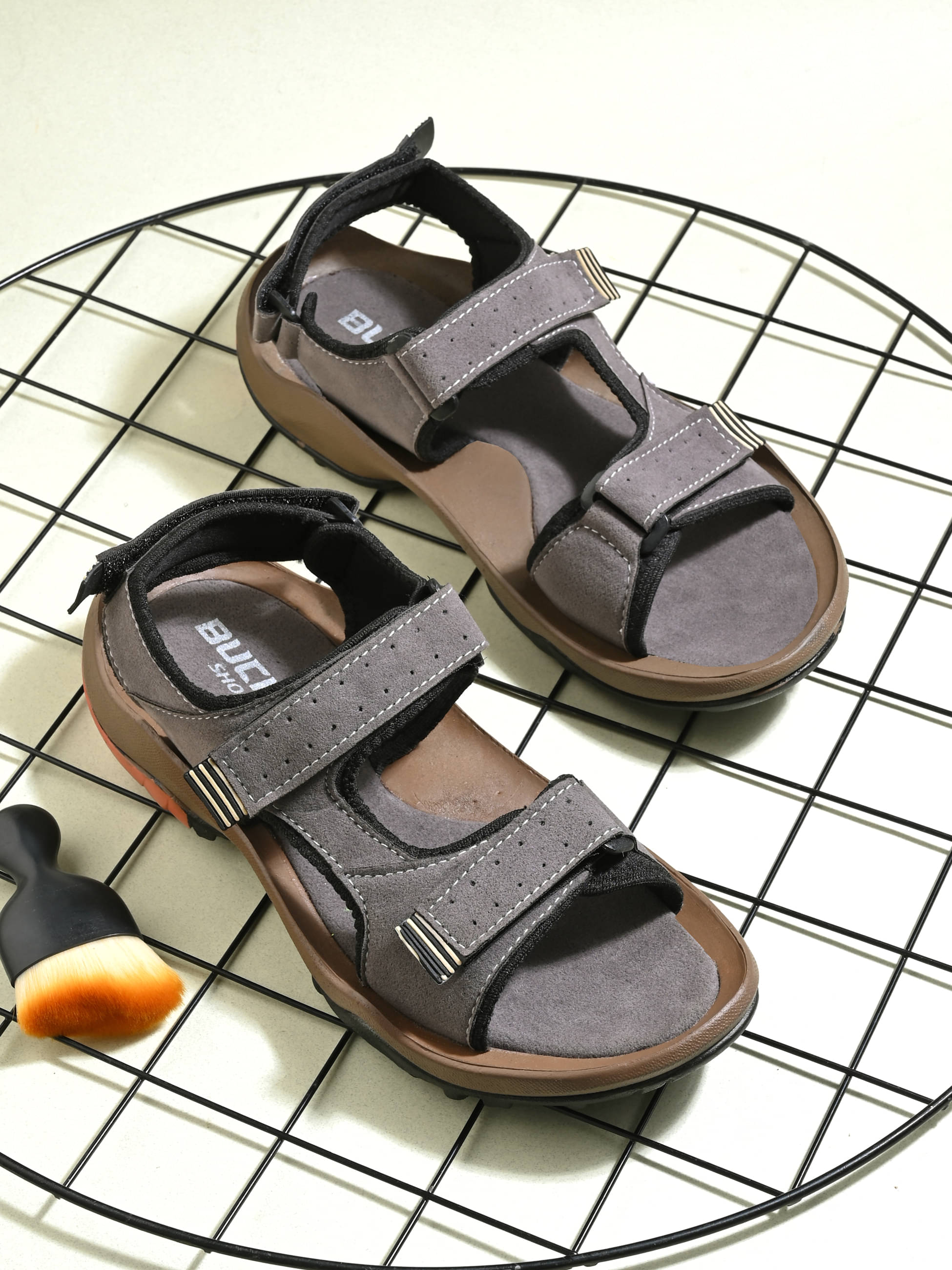     			BIZZARO - Grey Men's Sandals