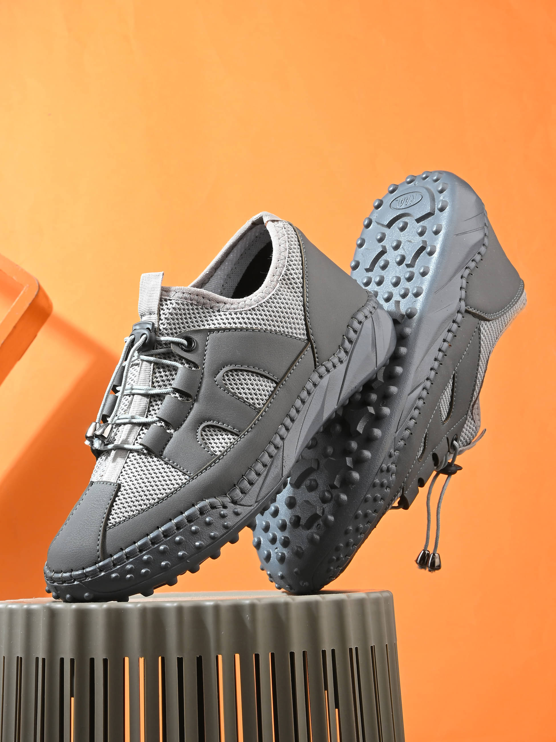     			BIZZARO Grey Men's Sneakers