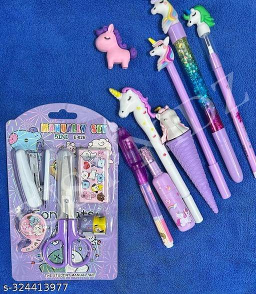     			BTS Stationary Set - Pack of 7 -BTS Pencil Case With BTS Diary, Pens, Pencils and Space Eraser For Kids (Pack of 7)(Multicolor)