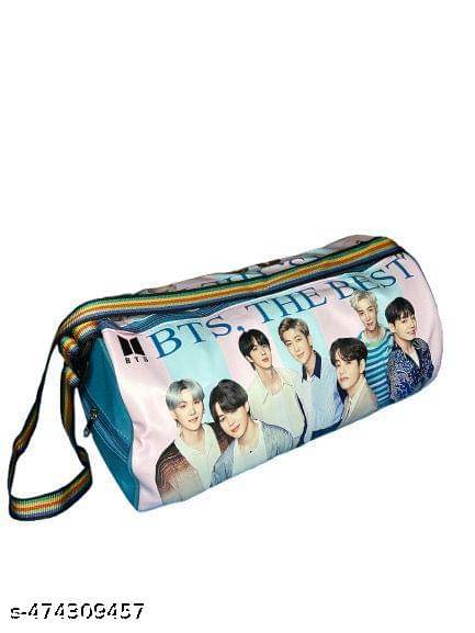     			Combo 3 Pcs BTS Pencil Pouch & BTS Diary & BTS Keychain Travel Pouch, school stationery bag, for Kids Birthday Party Return Gift Art Polyester Pencil Box  (Pack of 3, Blue)