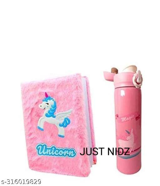     			Combo of UNICORN 4 Pcs Stationery Set for Kids | Stationery Items for Girls | All Stationery Set Return Gift Set | Include School Supplies Cheating Pen, Moti Pencil, Eraser, Popit sling pouch,