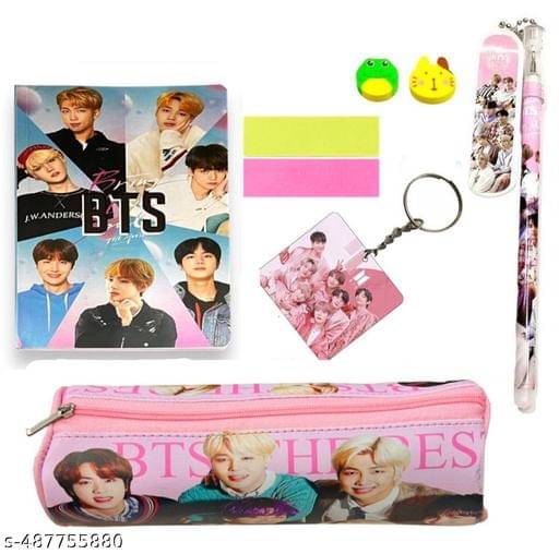     			Combo of UNICORN 7 Pcs Stationery Set for Kids | Stationery Items for Girls | All Stationery Set Return Gift Set | Include School Supplies Pens, Chocolate diary, Highlighter, Pencil, Eraser