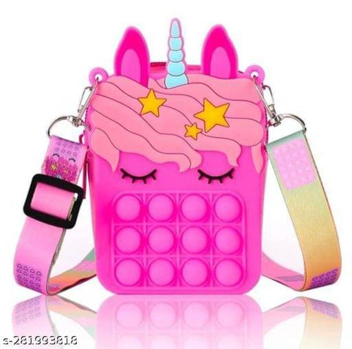     			Combo of Unicorn carry bag with cute designer stickers, pencils, erasers, sharpner and unicorn transparent pouch