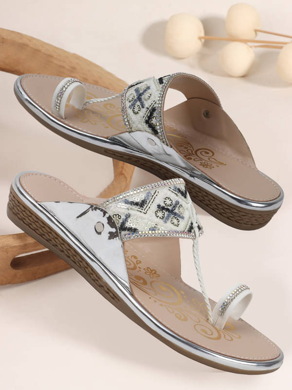 DIPYO Silver Women's Flats DIPYO Silver Women's Flats