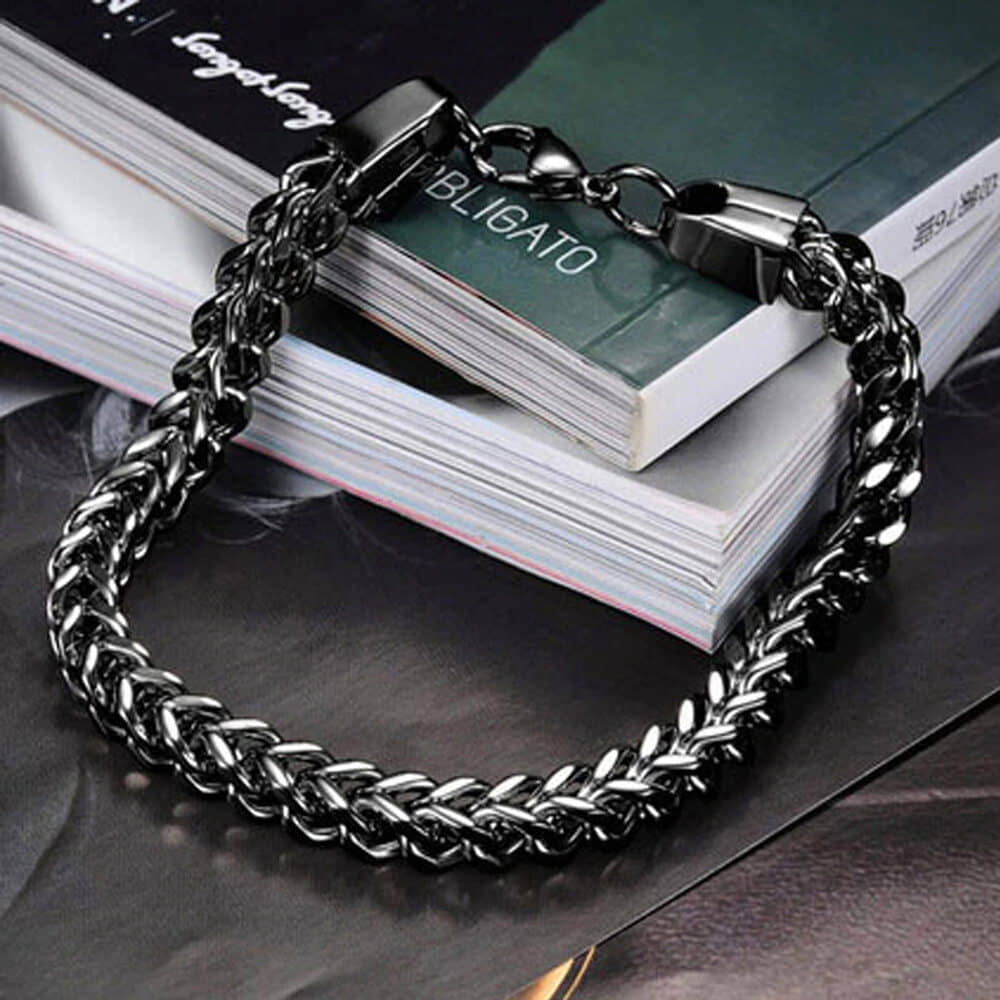 FASHION FRILL Black Bracelet ( Pack of 1 ) - Bangles & Bracelets | Buy online on ZillyBuy
