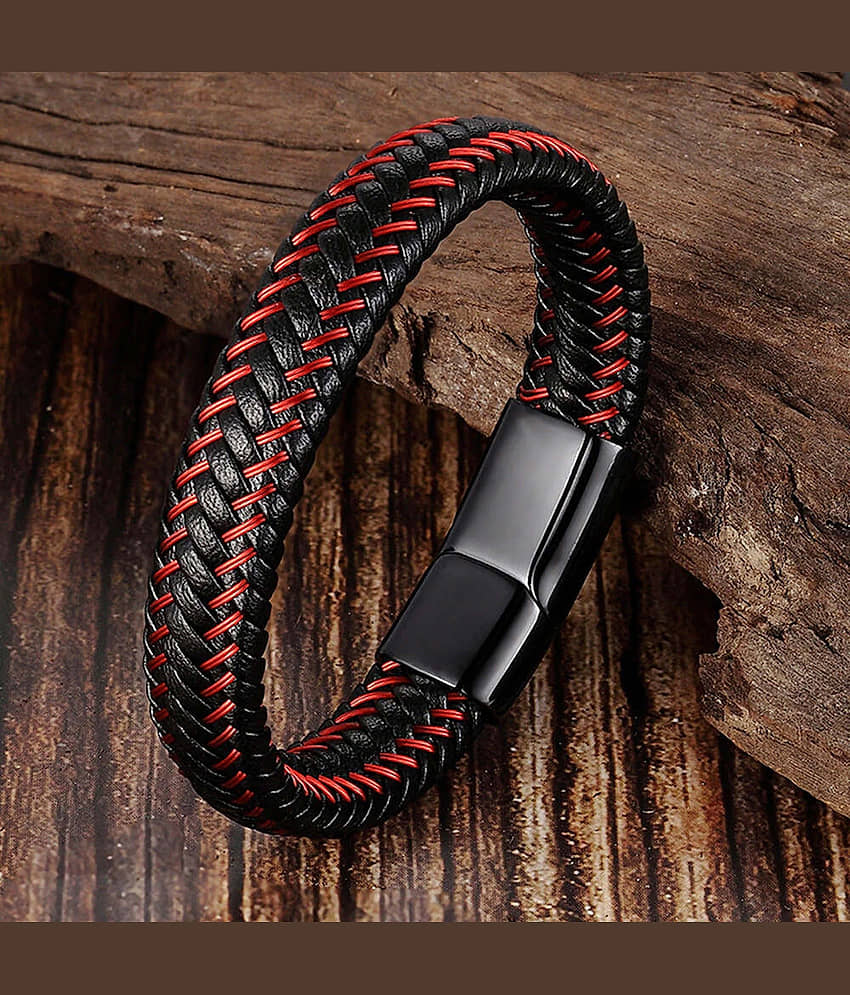 FASHION FRILL Red Bracelet ( Pack of 1 ) - Bangles & Bracelets | Buy online on ZillyBuy