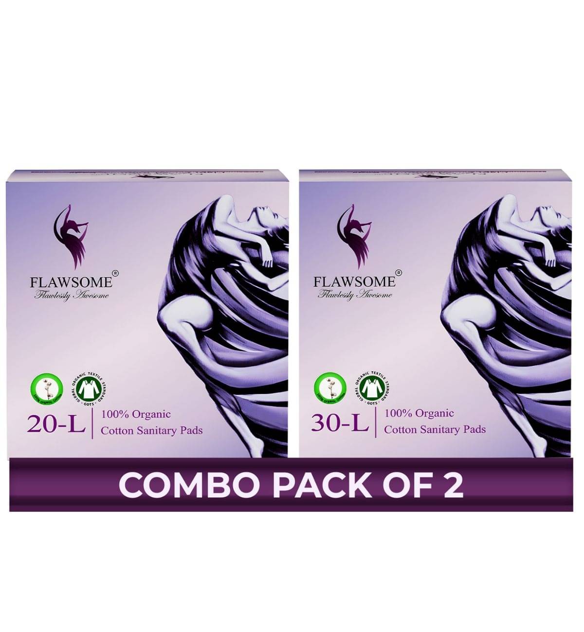     			FLAWSOME Dry Large Ultra Thin Sanitary Pad