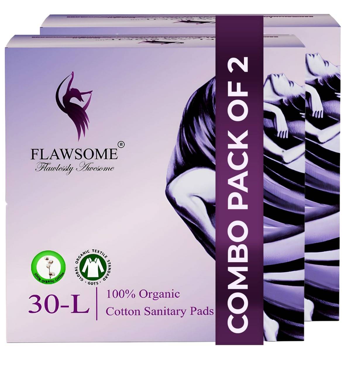     			FLAWSOME Dry Large Ultra Thin Sanitary Pad
