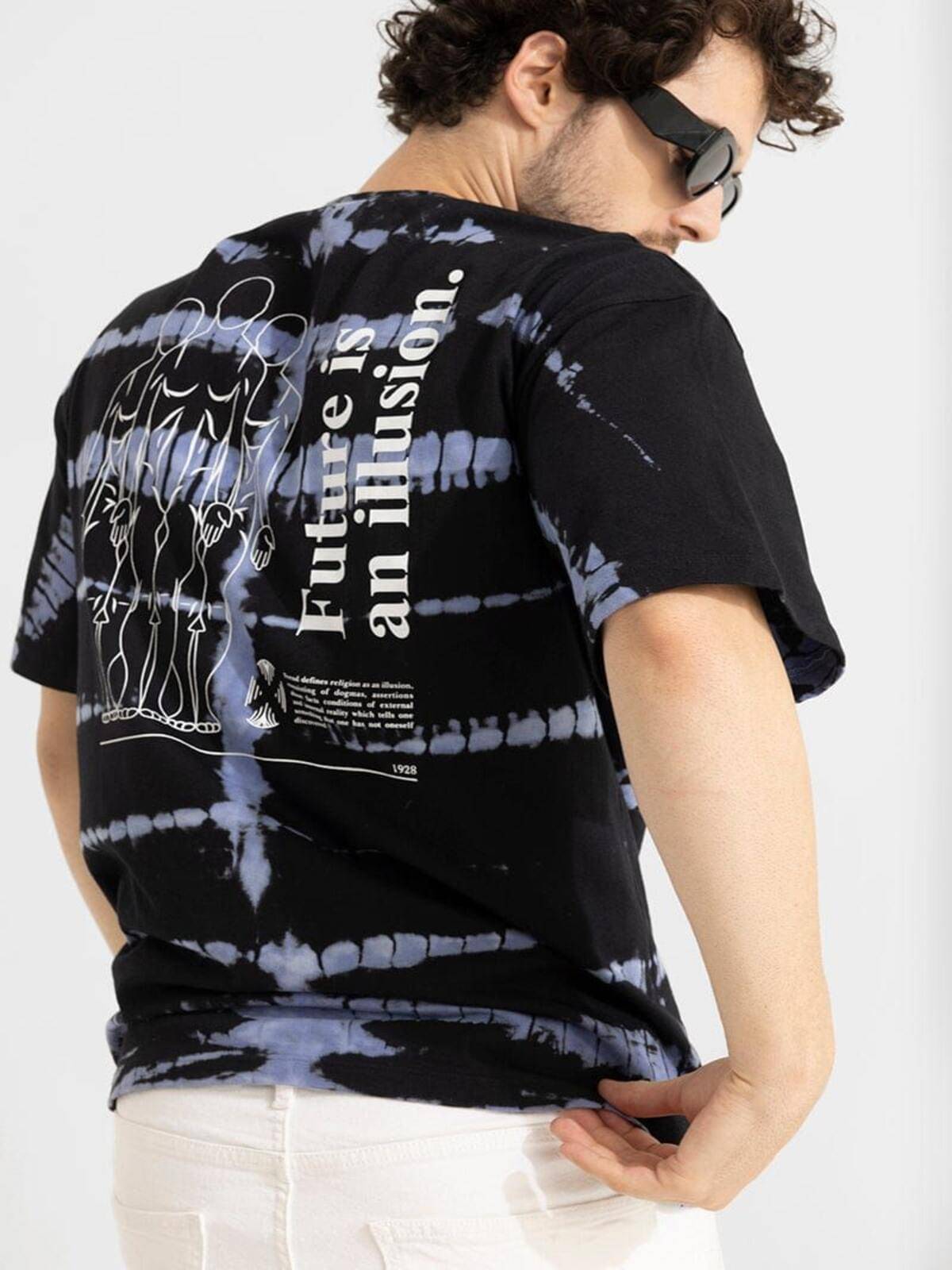 FLIRTY SOUL Men Polyester Regular Fit Printed T-Shirt ( Black ) FLIRTY SOUL Men Polyester Regular Fit Printed T-Shirt ( Black )
