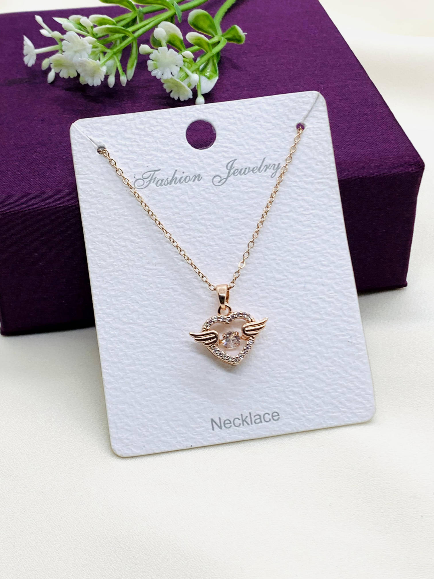     			GlowNest Rose Gold Plated Chain ( Set of 1 )