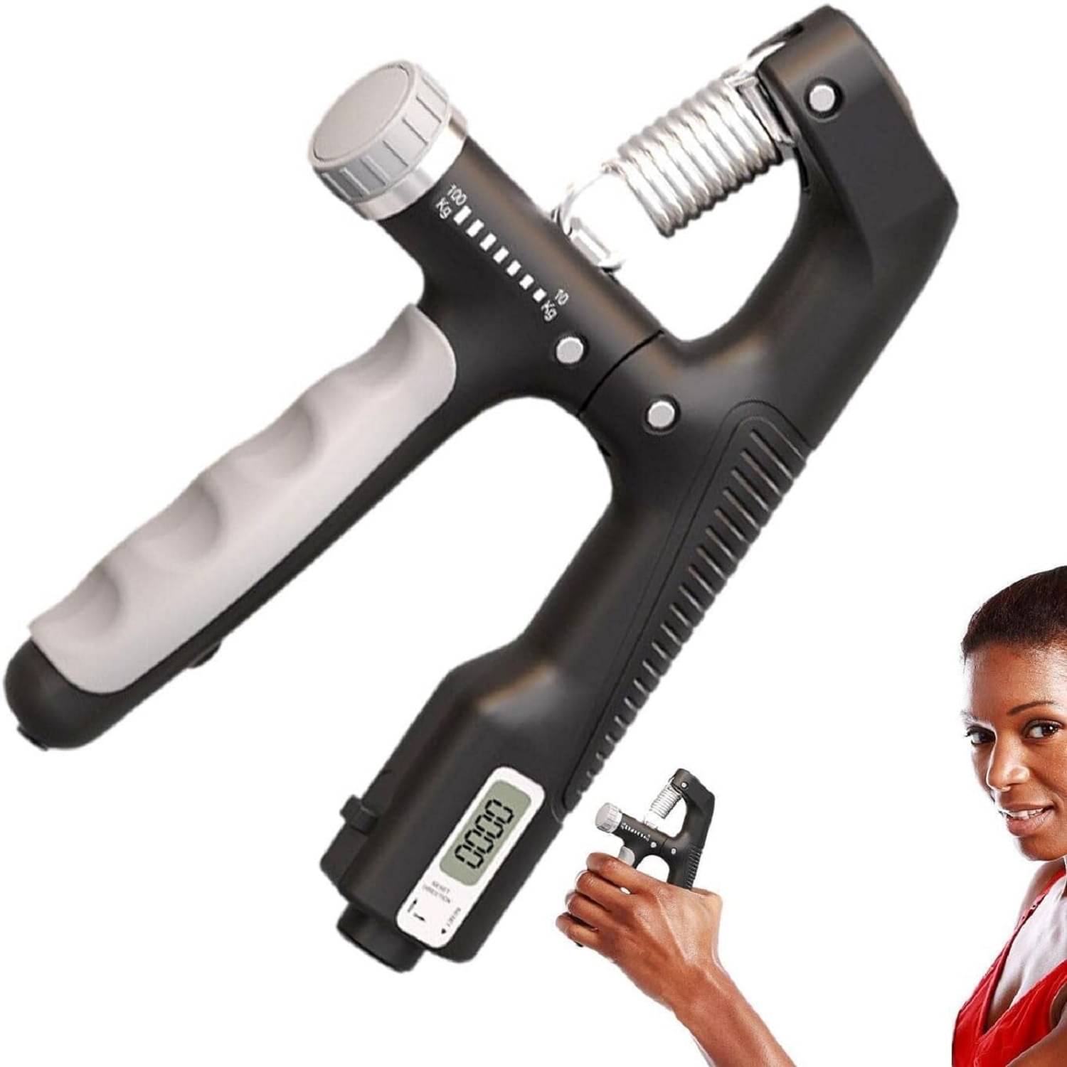     			Hand Gripper Wrist Exerciser Fitness Foam Hand Grip for Gym Stretching Hand strengtheners for Men & Women Pack of 1