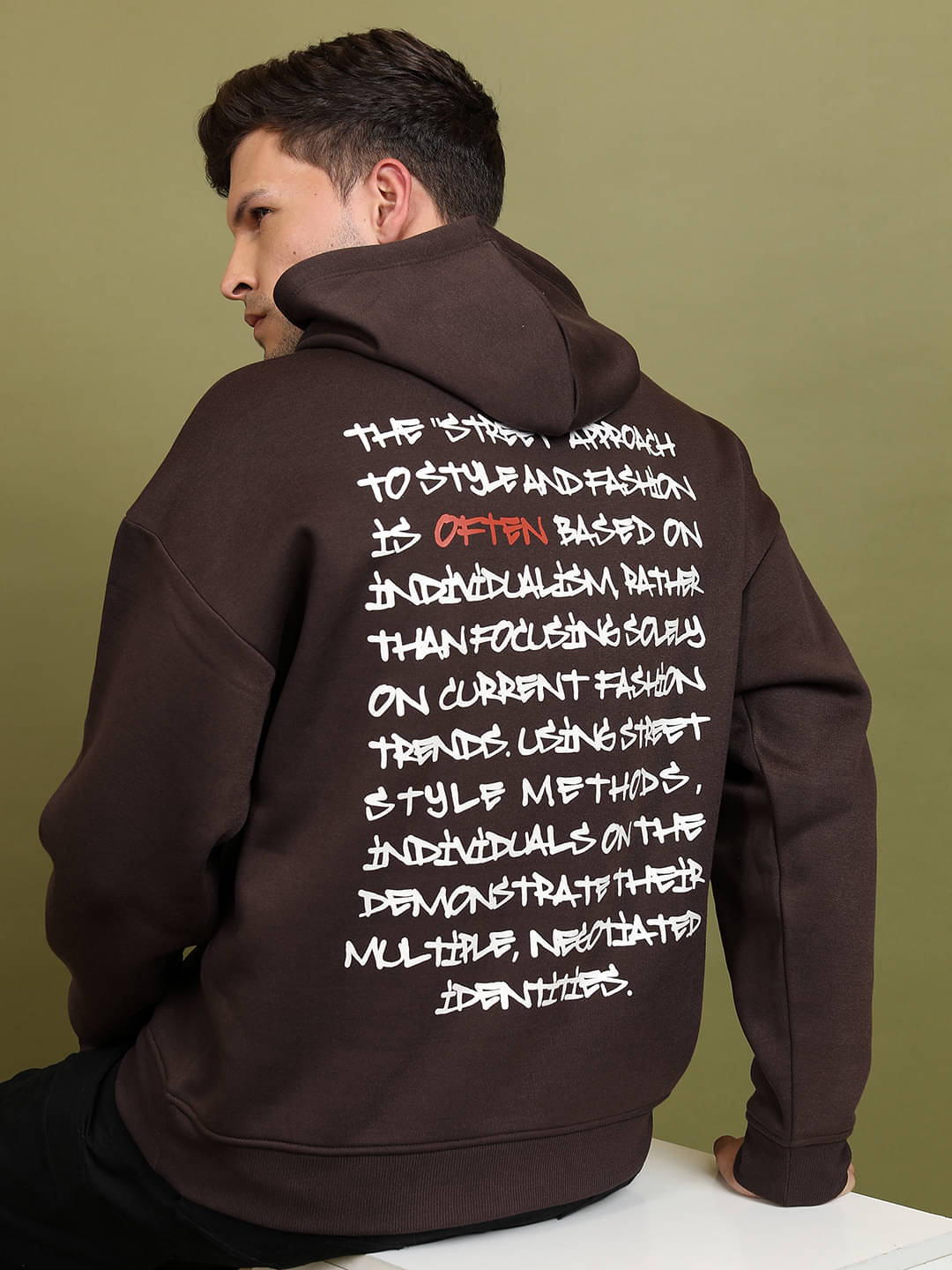 Highlander Polyester Hooded Men's Sweatshirt - Brown ( Pack of 1 ) Highlander Polyester Hooded Men's Sweatshirt - Brown ( Pack of 1 )