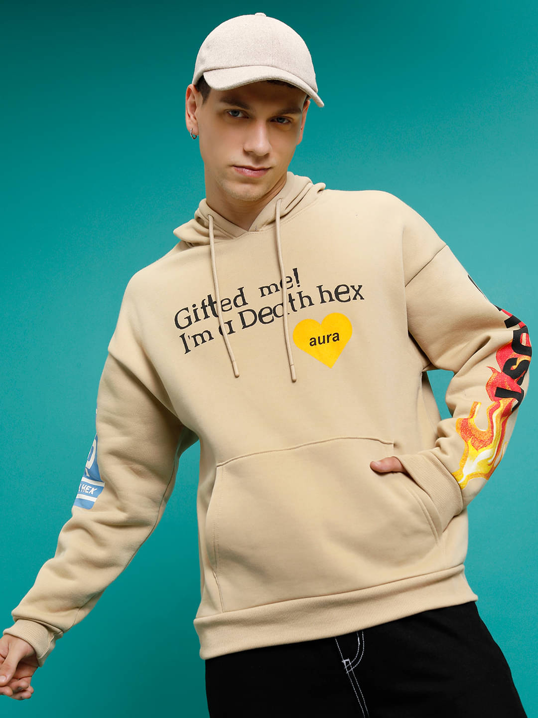 Highlander Polyester Hooded Men's Sweatshirt - Brown ( Pack of 1 ) Highlander Polyester Hooded Men's Sweatshirt - Brown ( Pack of 1 )